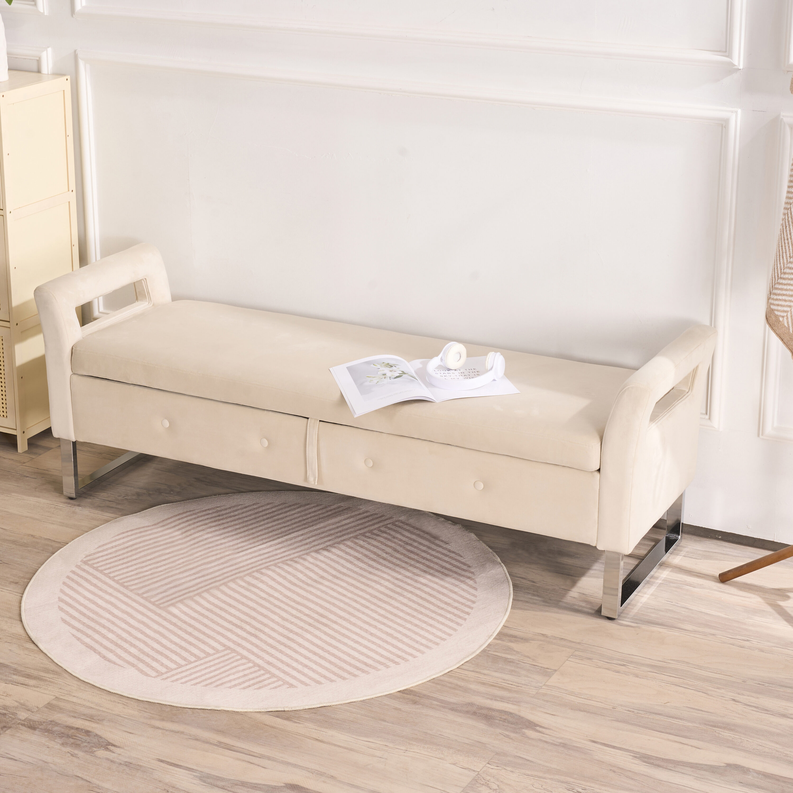 Hrinhom HC-S4113-BEIGE bench - View #4
