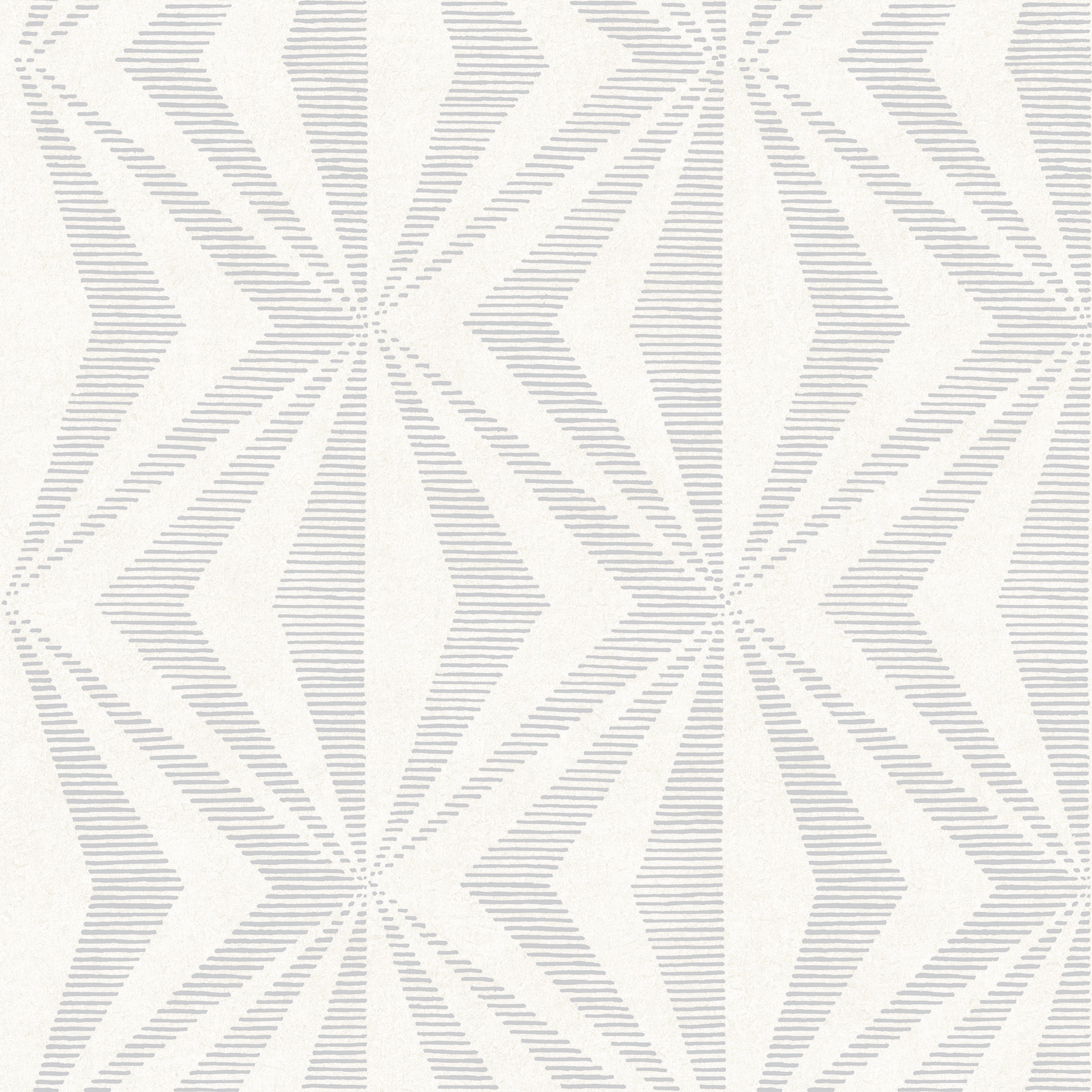 Silver Geometric Art Deco Washable Wallpaper