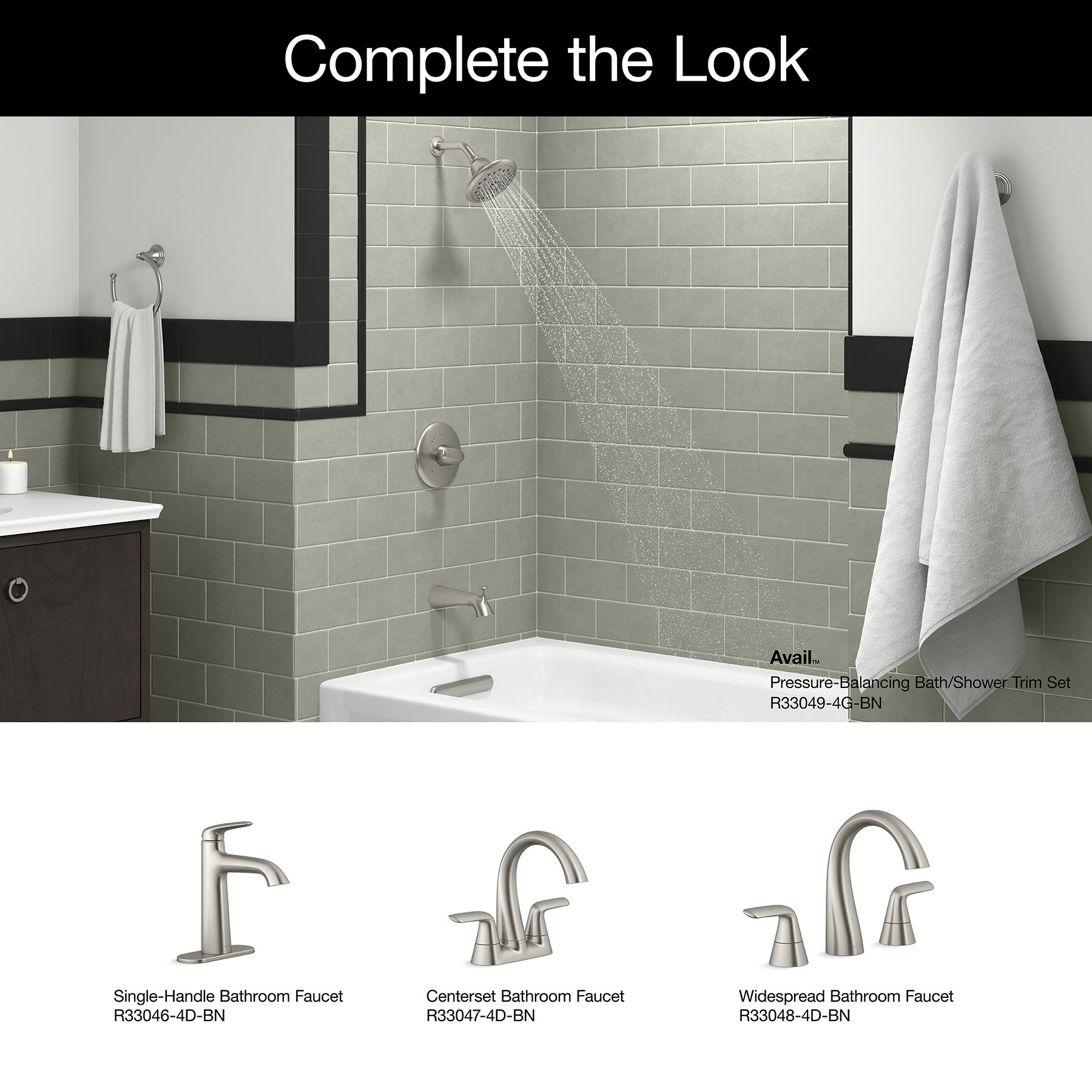 KOHLER R33049-4G-BN Tub-Shower-Faucets - View #7