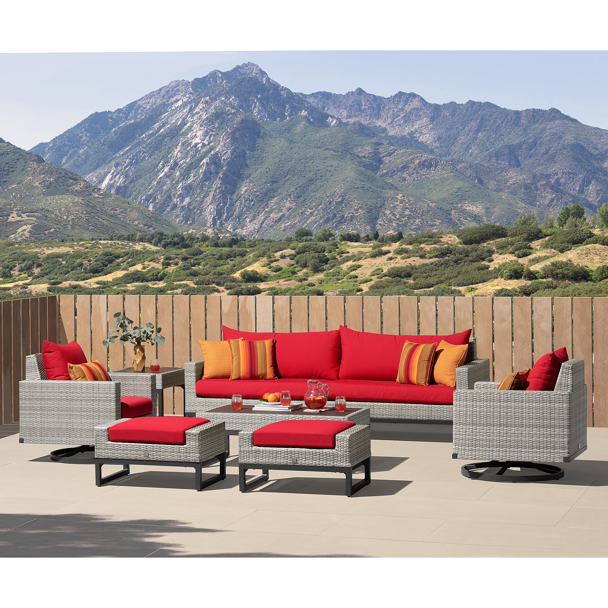 RST Brands OP-PESS8M-MILO-G-SUN Patio-Conversation-Sets - View #2
