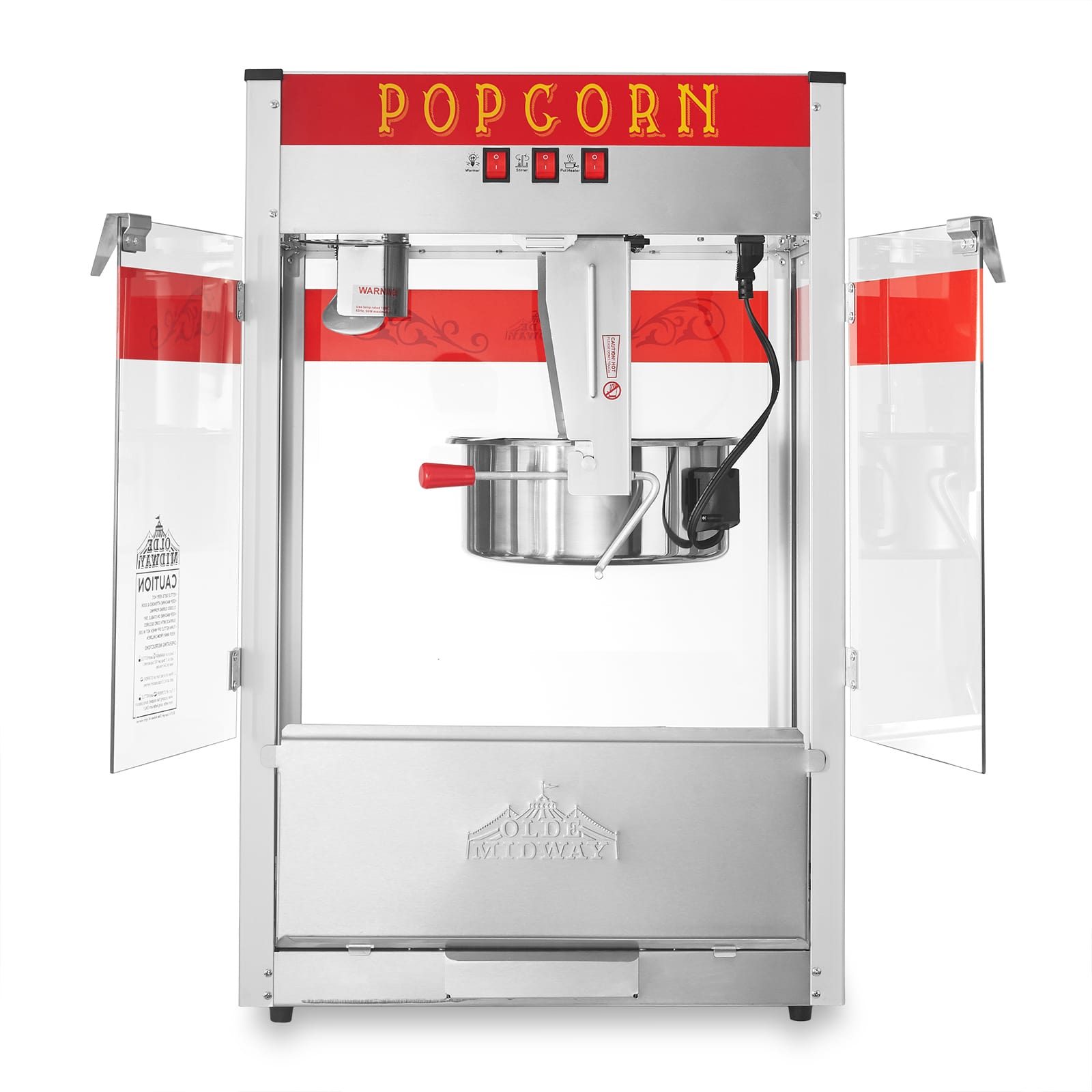 Olde Midway CON-POP-1600-RED Popcorn-Makers - View #3