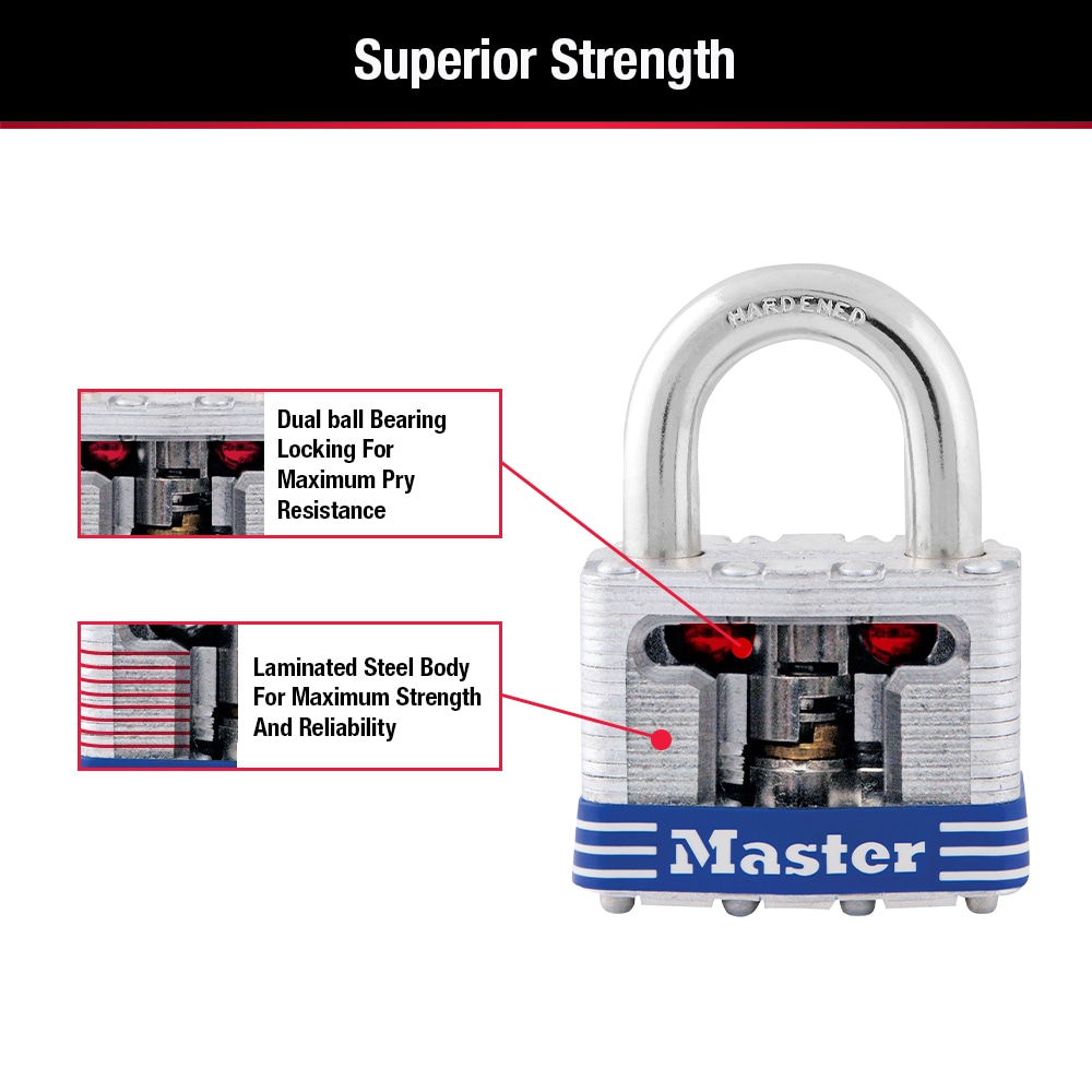 Master Lock 3KADHC Padlocks-Locks-Cables - View #4