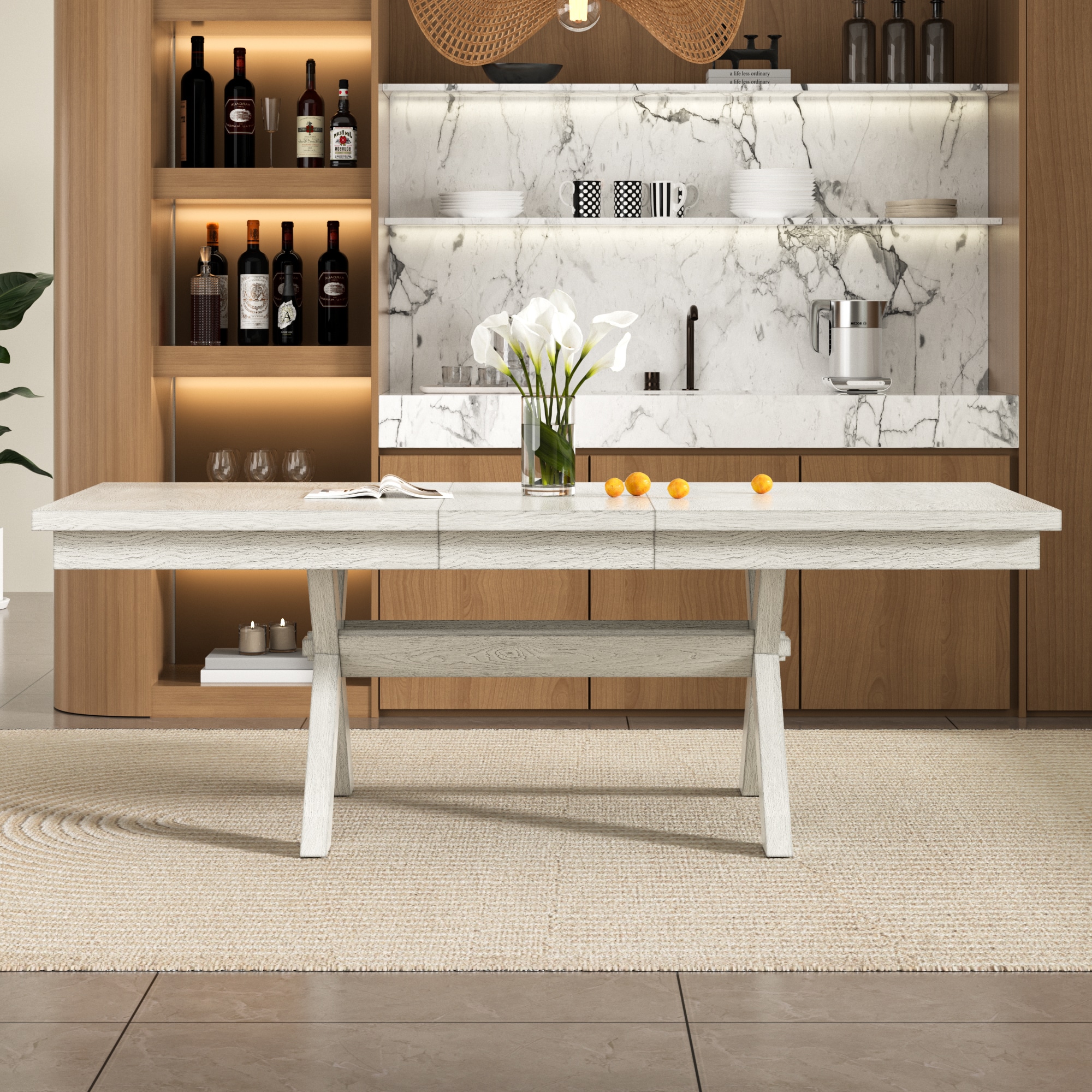 Vecelo LOE-AE-T16-GRY Dining-Tables - View #5