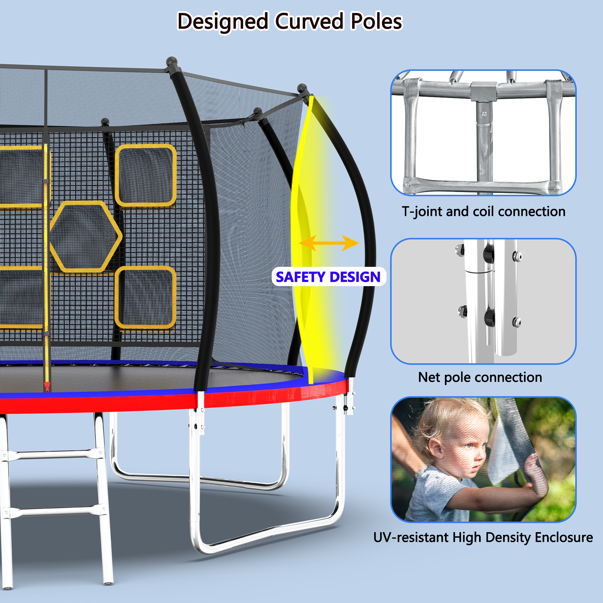 Kahomvis MERS-QPH3-160 trampolines - View #5