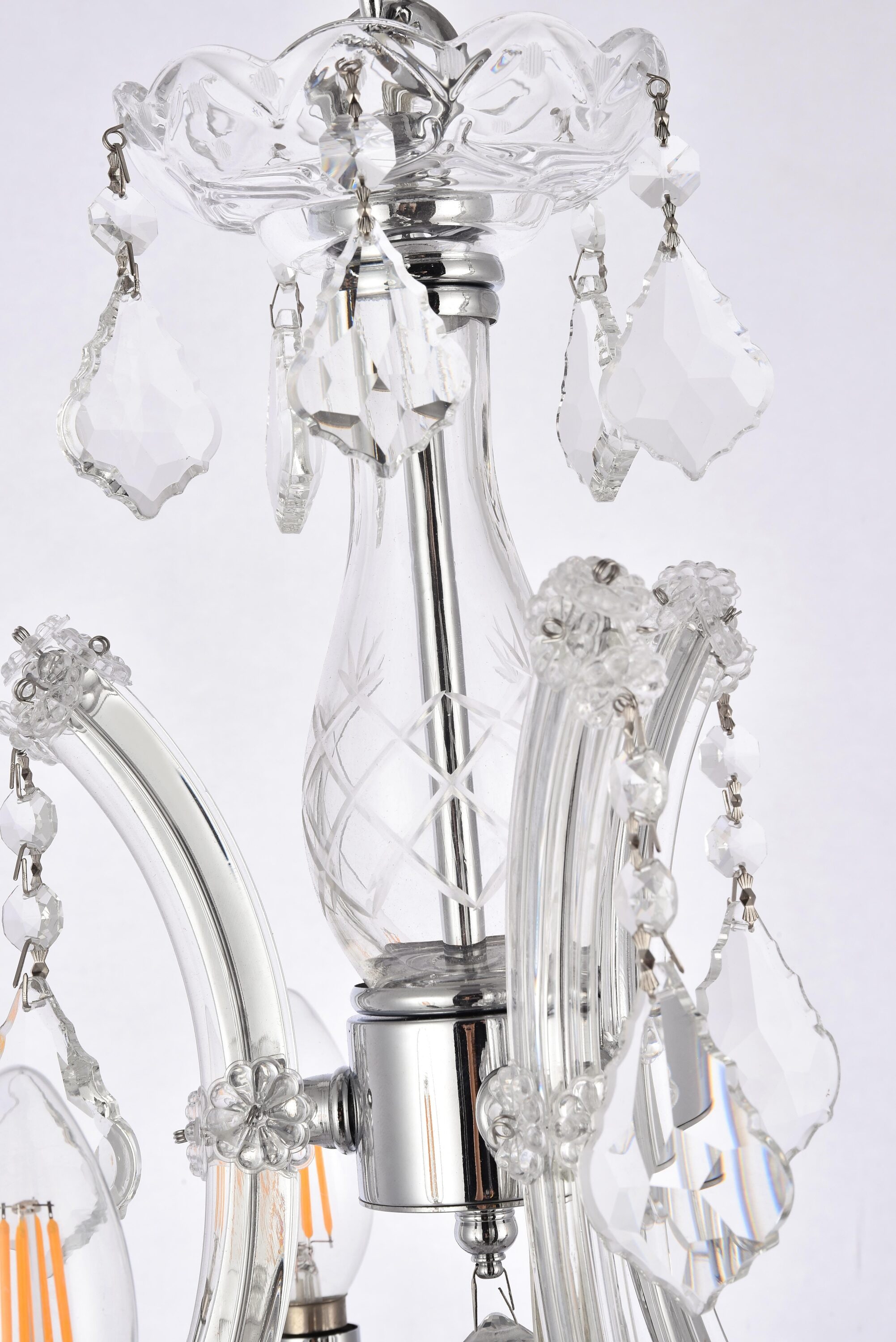 Elegant Decor HF8400D12CRC Pendant-Lights - View #5