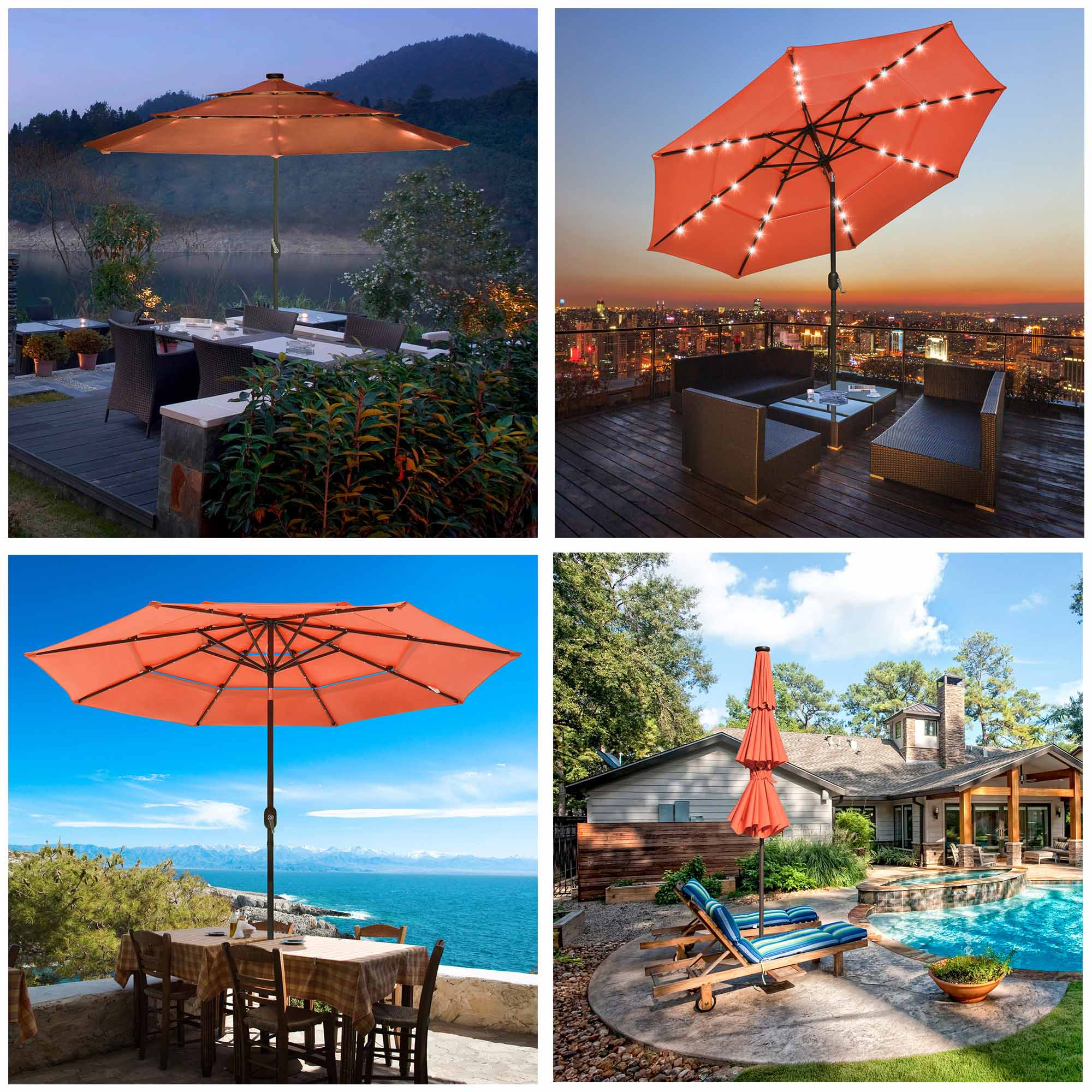 Yescom 07UMB042-3T10L-13-LO Umbrellas-2 - View #2