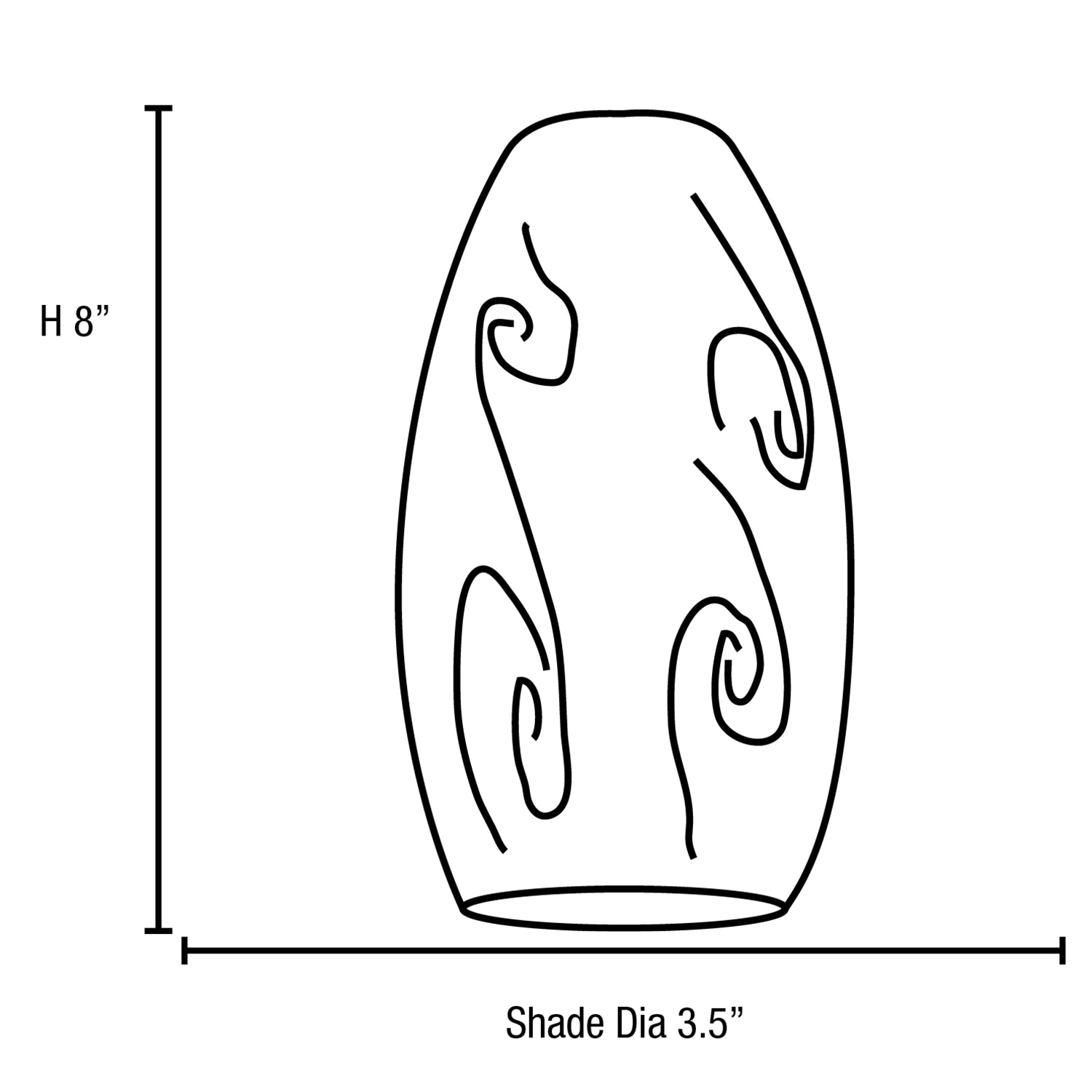 Access Lighting 28011-1R-ORB/RUSKY Pendant-Lights - View #7