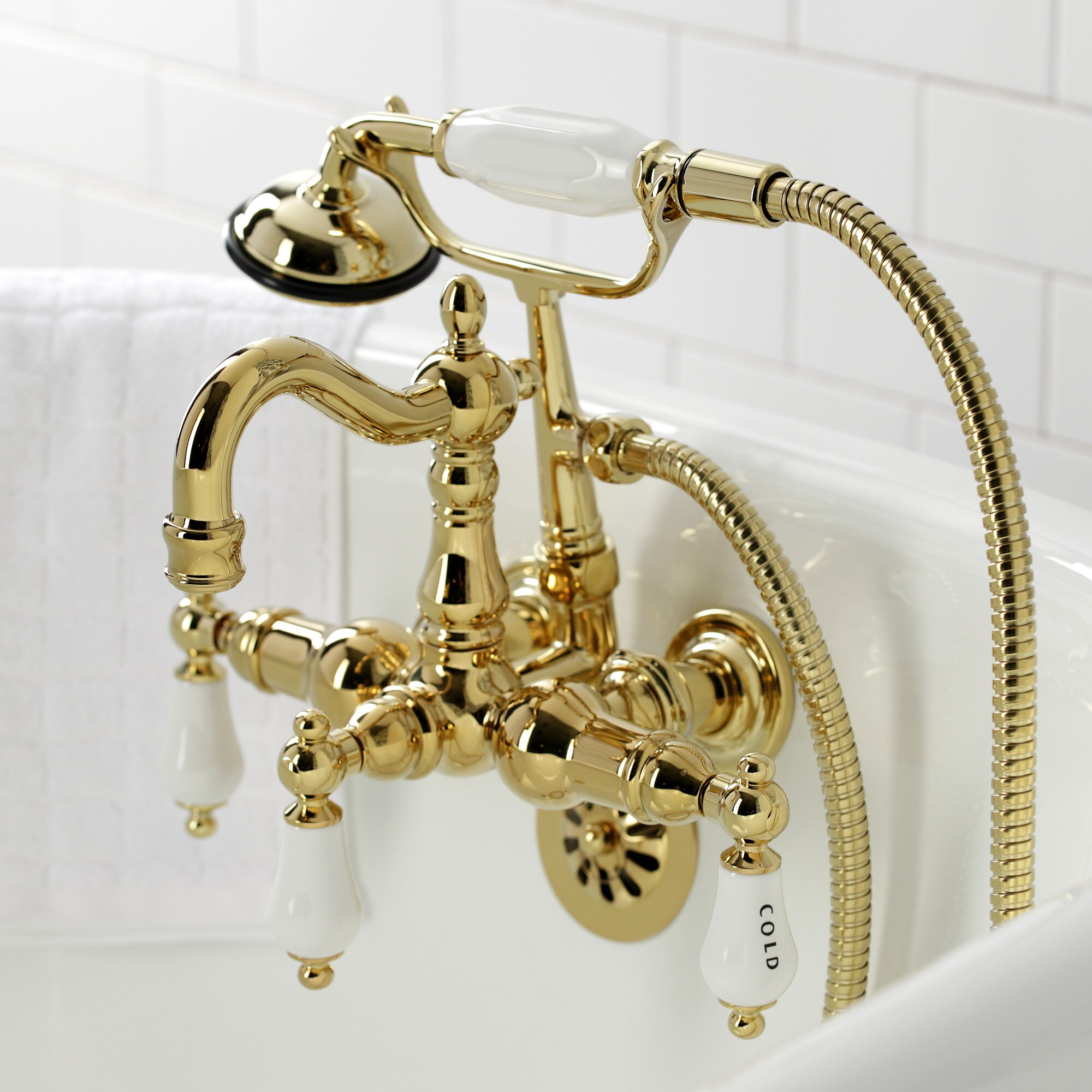 Kingston Brass WLCA1009T2 Roman-Tub-Faucets - View #4