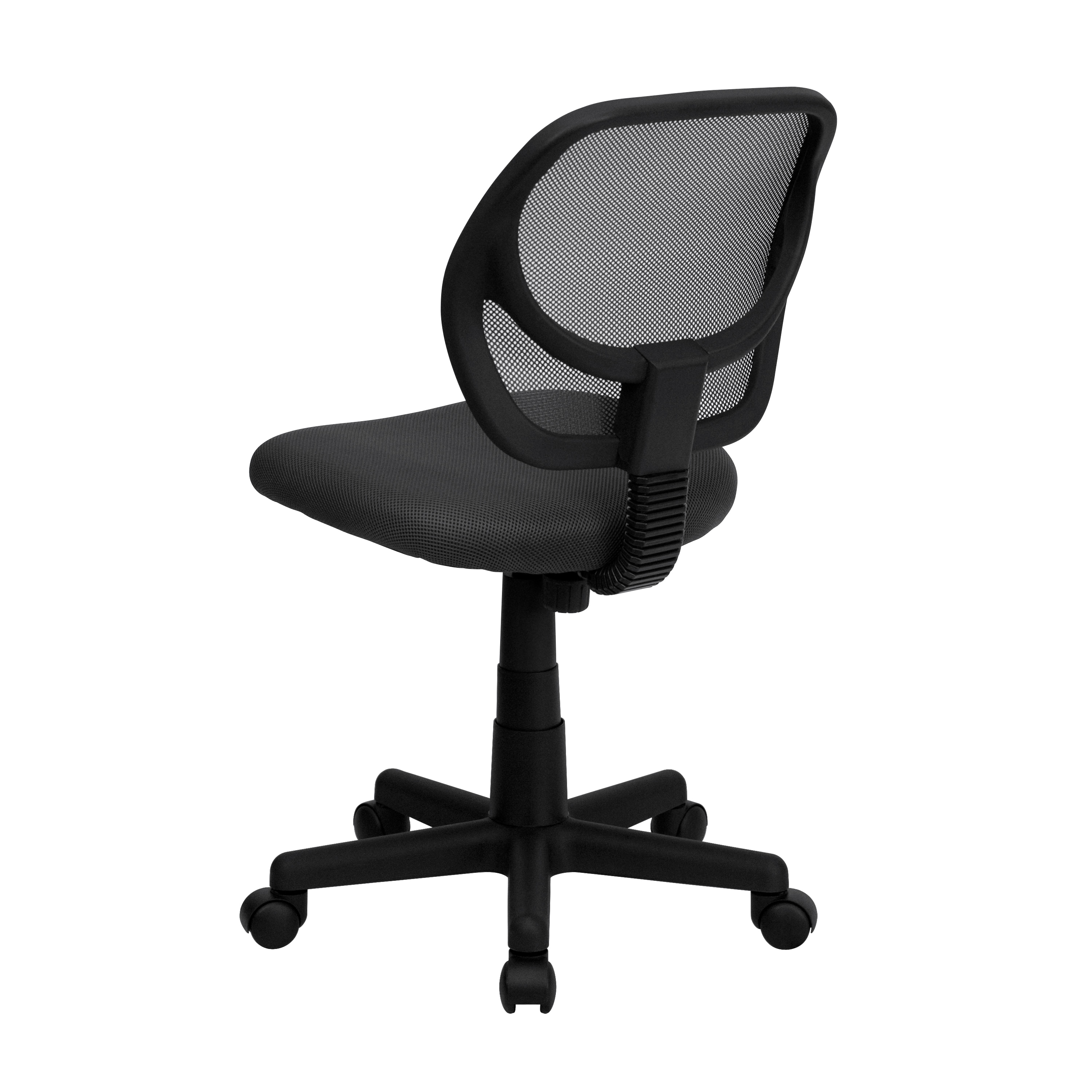 ErgoComfort 360 Swivel Mesh Task Chair with Lumbar Support, Gray and Black