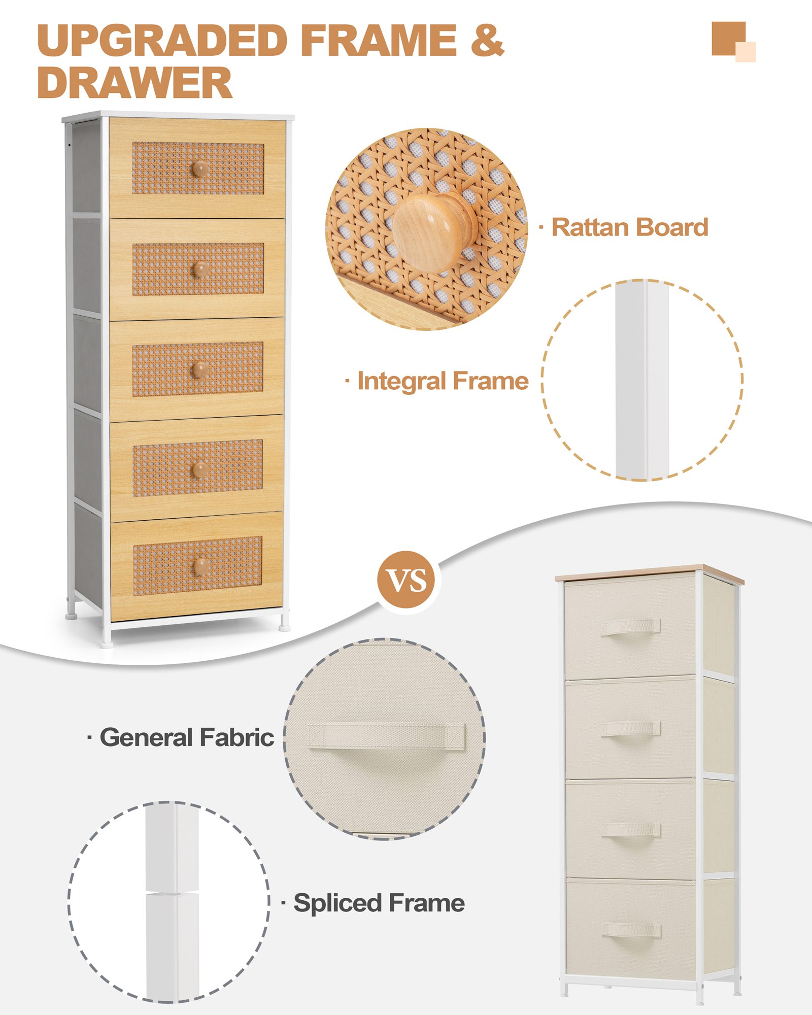 Crestlive Products CL-HD005GRY dressers - View #7