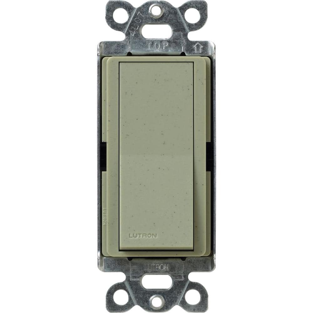 Lutron SC-1PS-GB Claro 15-Amp Single-Pole Rocker Light Switch, Greenbriar