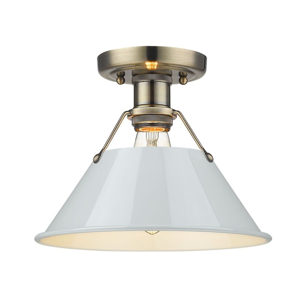Golden Lighting A-GL-3306-FM AB-DB flushmounts - View #3