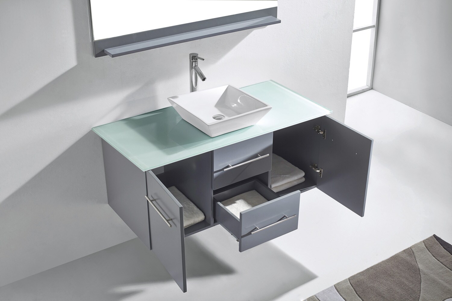 Virtu USA MS-420-G-GR Bath-Vanity-Combo - View #4
