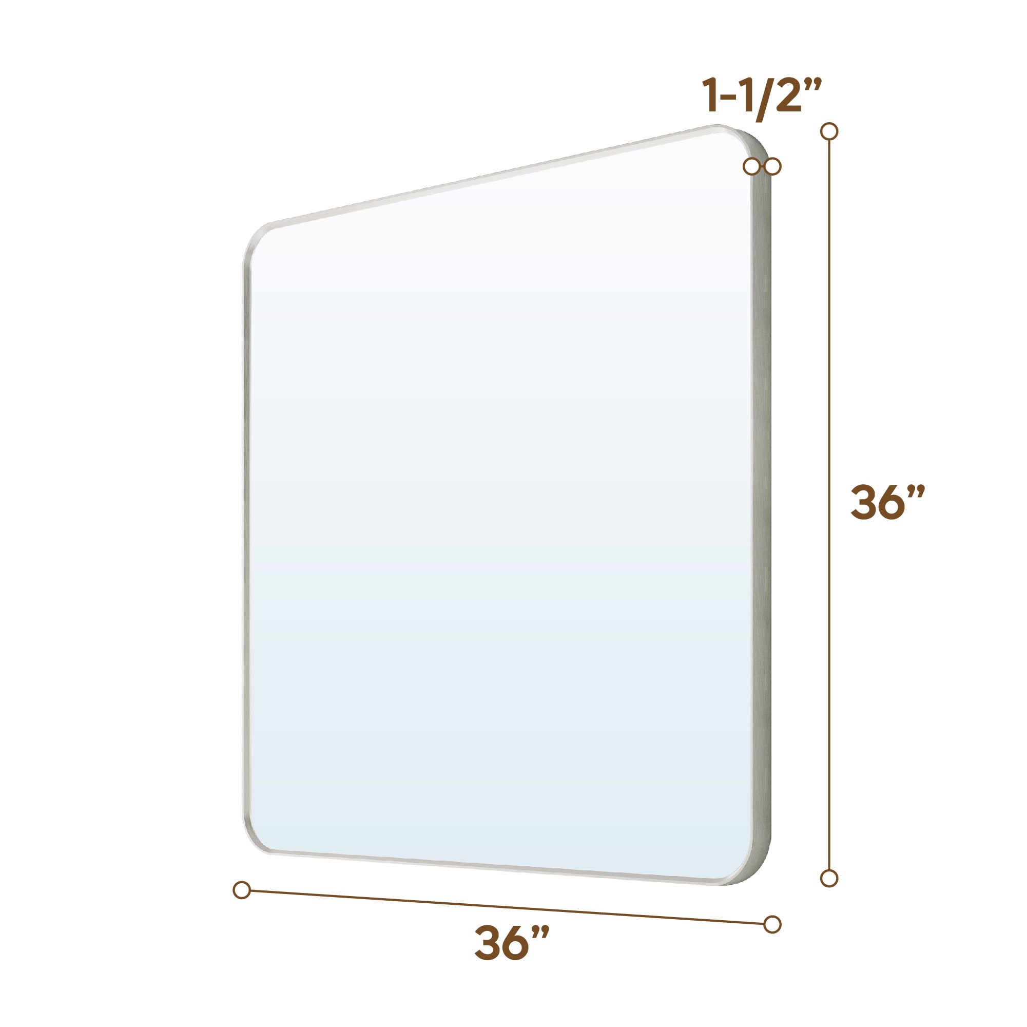 WELLFOR MD2432MR-WT Framed-Bath-Mirrors - View #9