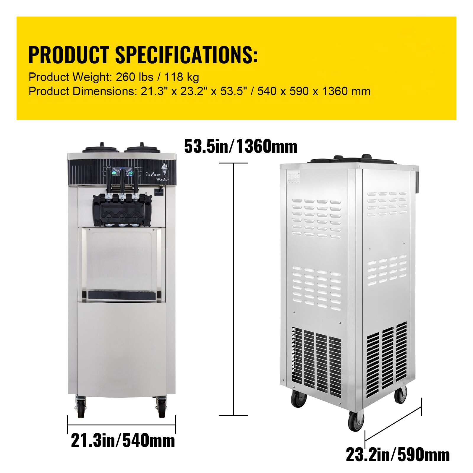 VEVOR FTSZBJFBFTJTBB3WTV1 Frozen-Confection-Appliances - View #8