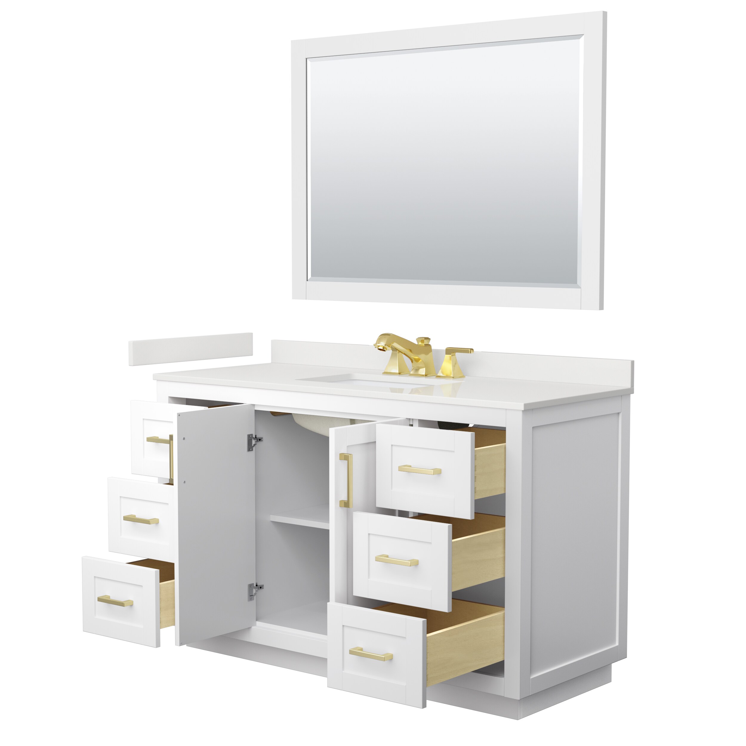 Wyndham Collection WCF292954SWGWQUS3M46 Bath-Vanity-Combo - View #3