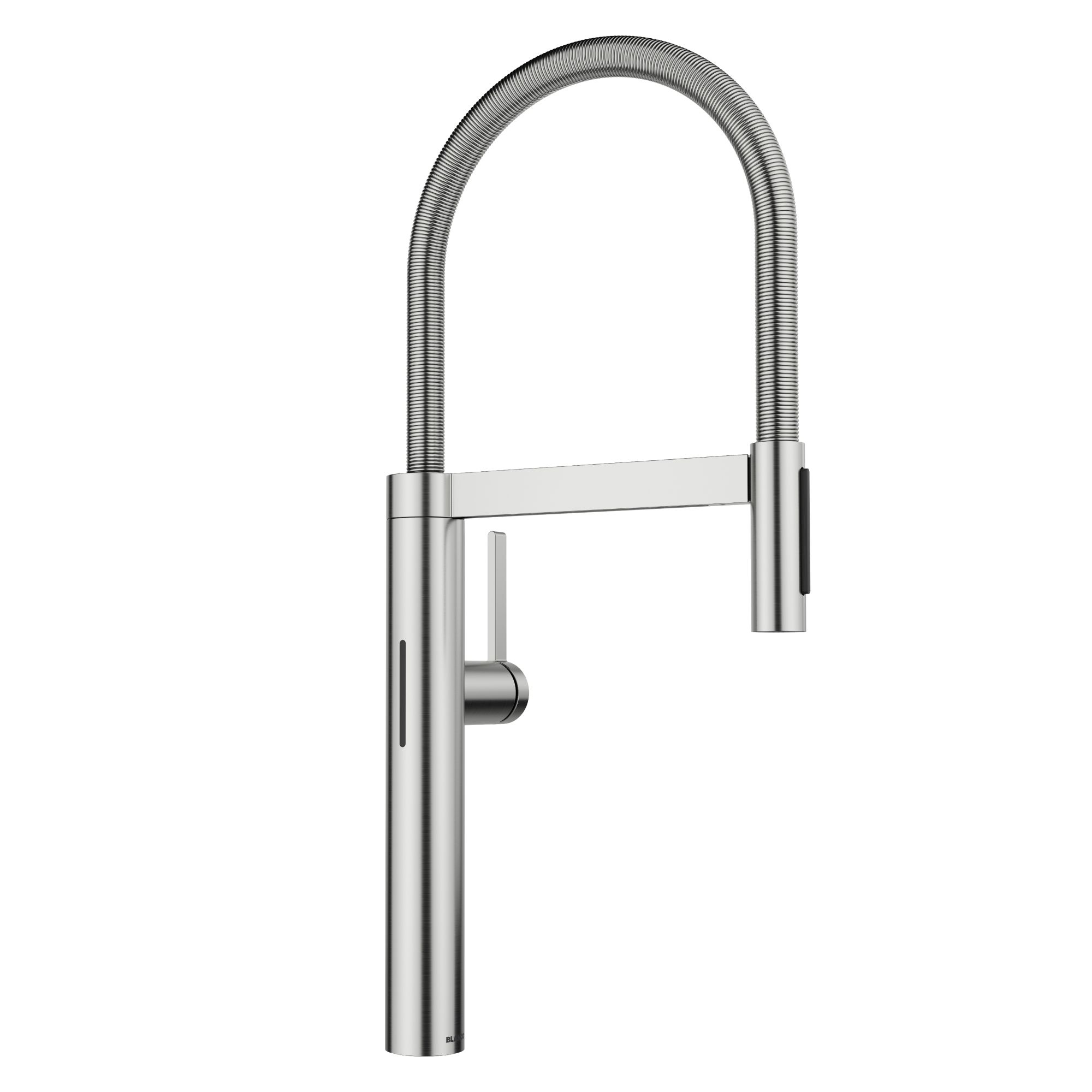 Blanco 527470 Pvd Steel Single Handle Deck-mount Pull-down Kitchen Faucet with Sprayer