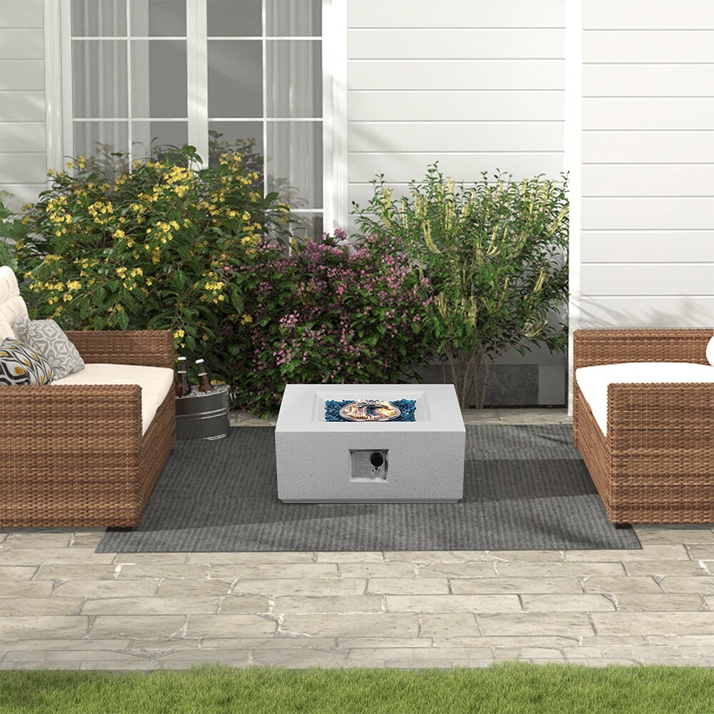UPHA 28SROU-BEIGE Outdoor-Gas-Firepits - View #7