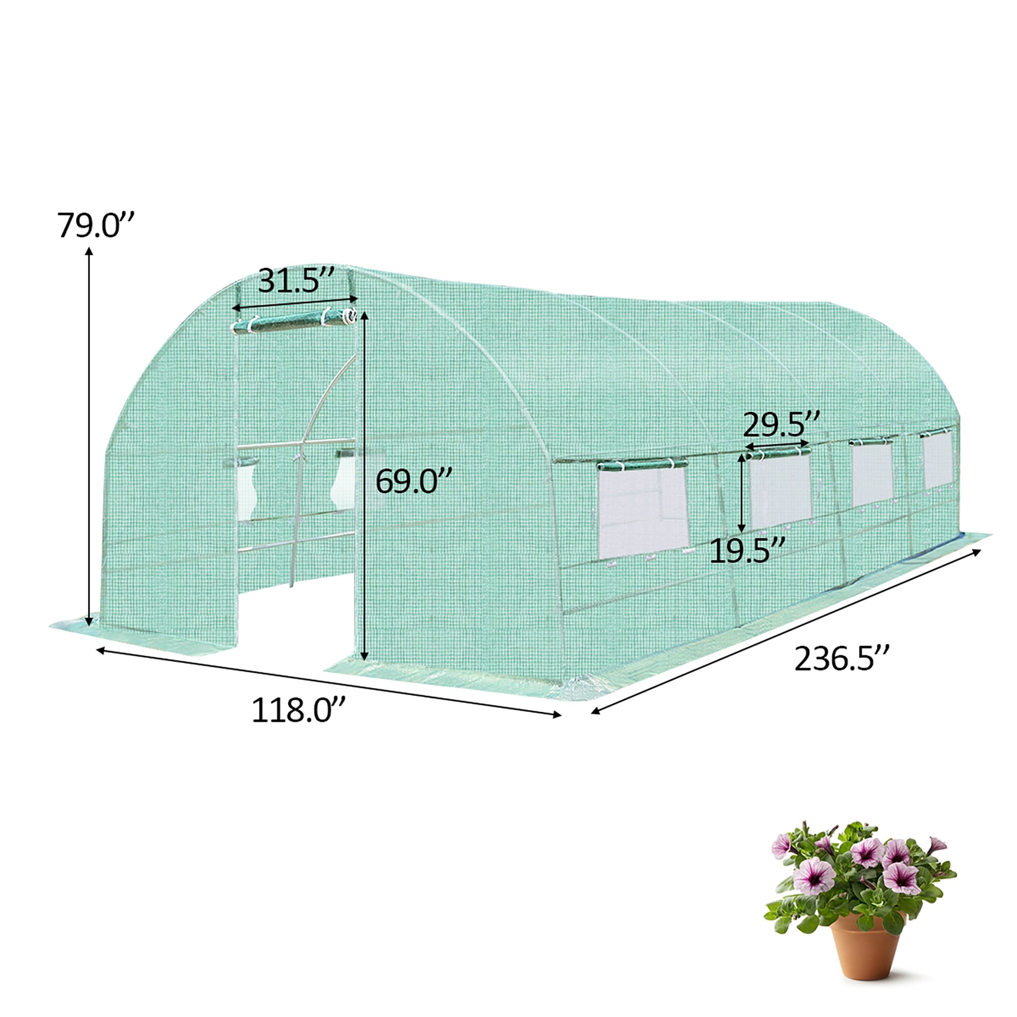 Forclover FLHY-585 greenhouses - View #3