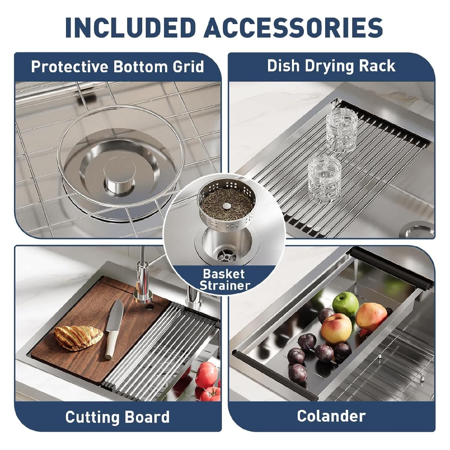 Qeetex GGL-PHO-354QBFAB Bar-Prep-Sinks - View #3