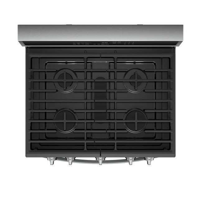 Whirlpool 30 In 5 Burners 5 8 Cu Ft Self Cleaning Air Fry Convection Whirlpool 30 In 5 Burners 5 8 Cu Ft Self Cleaning Air Fry Convection