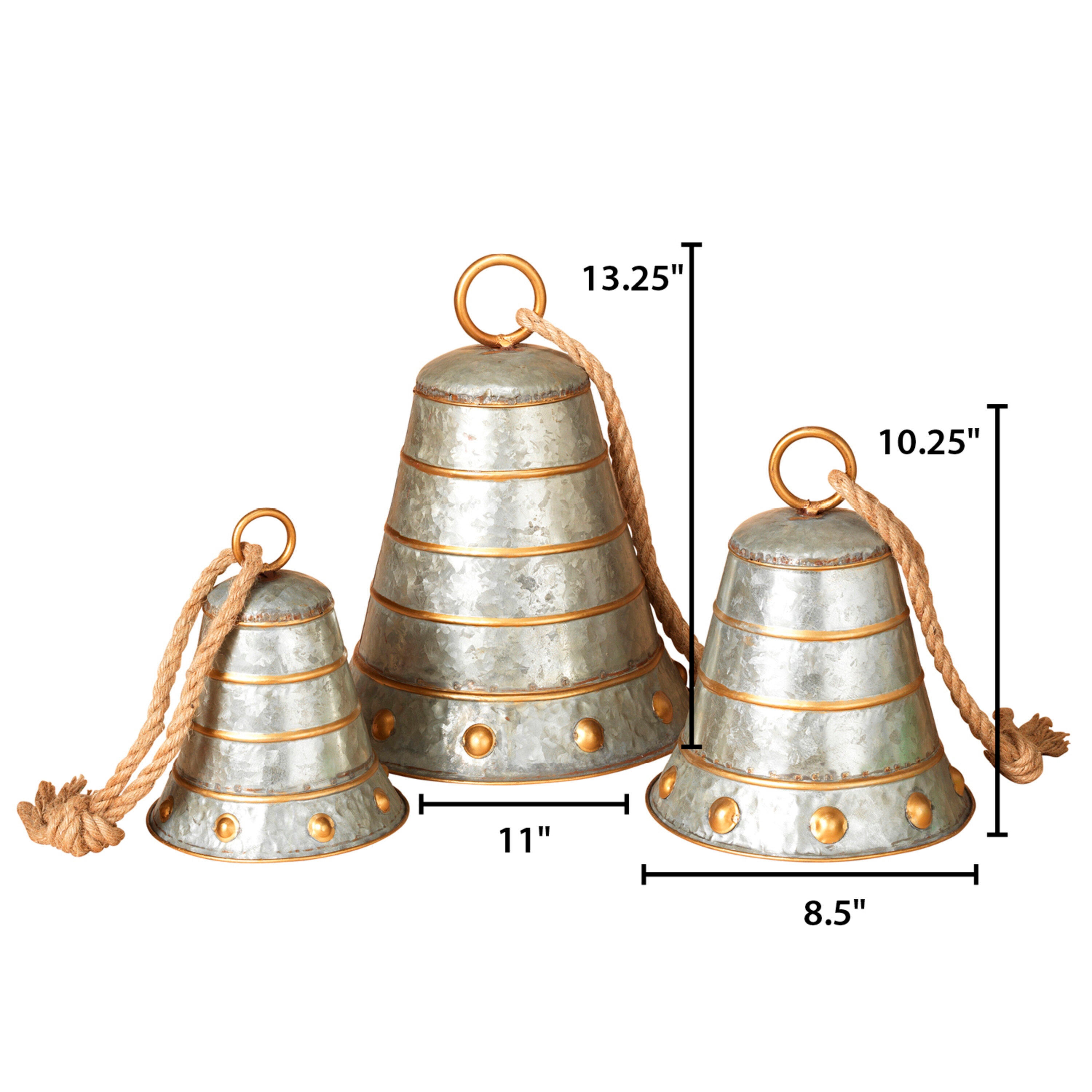 Small Bells, 20 Pieces Vintage Small Bell Compatible With Wedding Festival  Decorations, Christmas Bell Compatible With Christmas Trees, Metal Bells Co