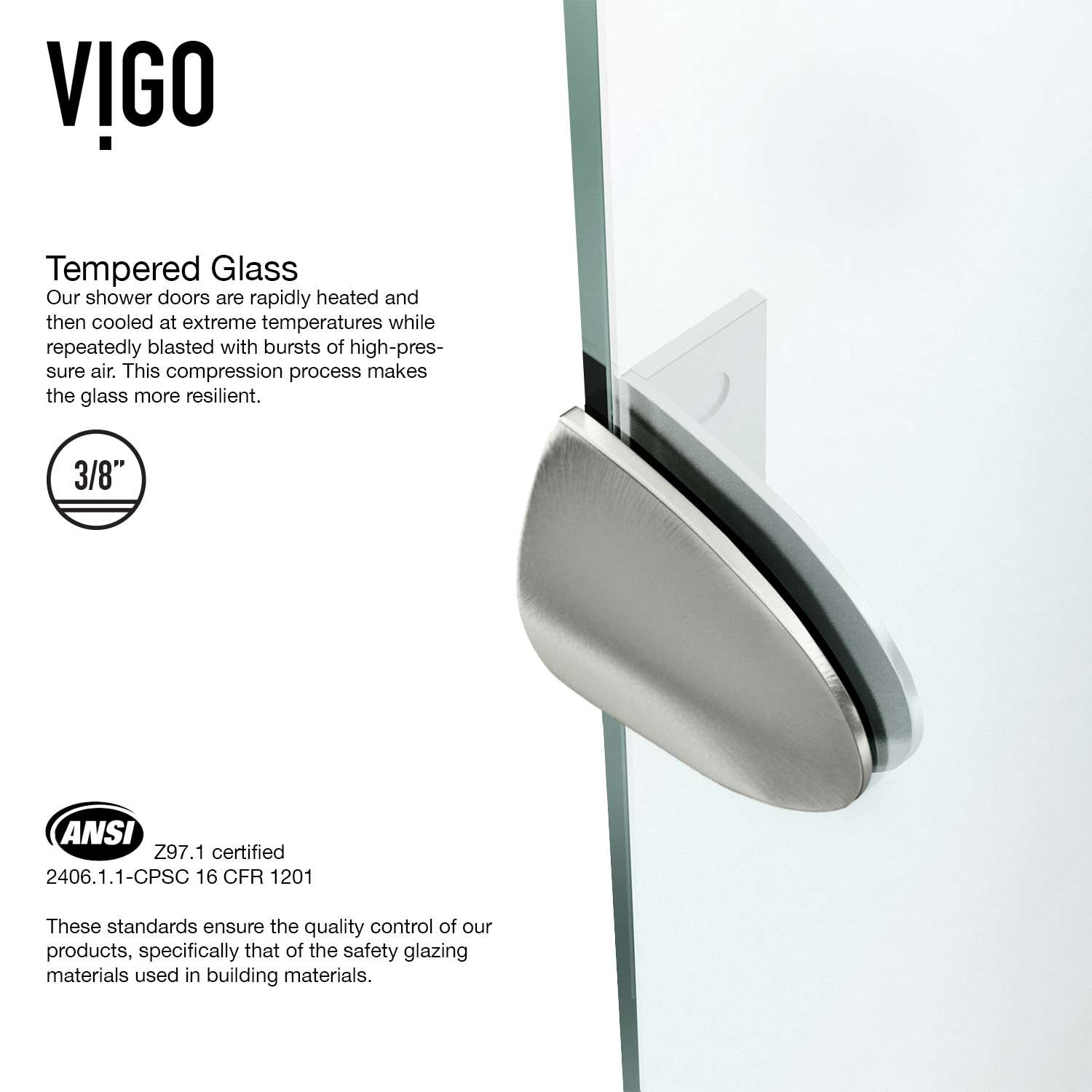 VIGO VG6063BNCL47 Alcove-Shower-Kit - View #8