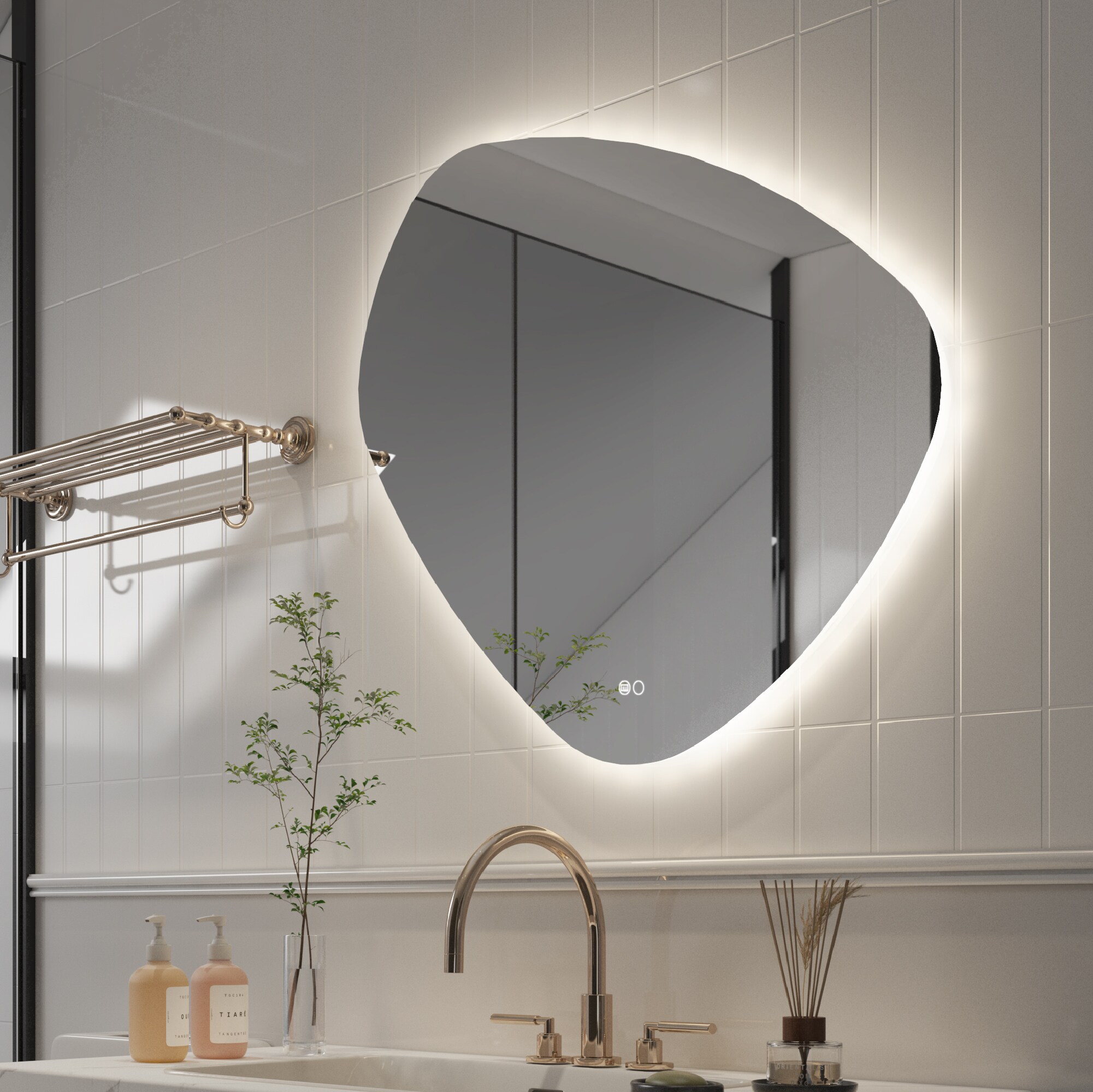 Forclover MRE-15YX3230 Framed-Bath-Mirrors - View #3
