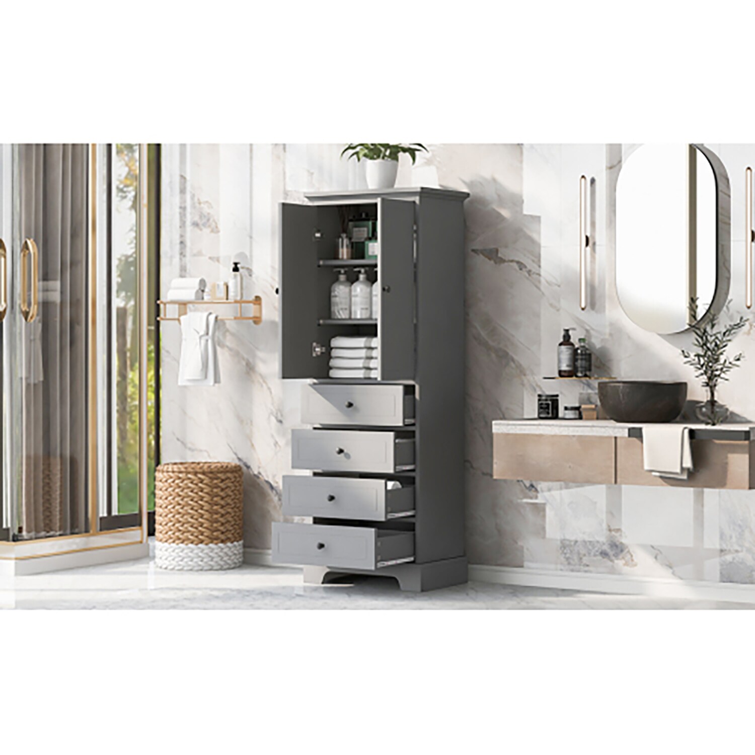 GZMR OLF-7891-LC Linen-Cabinets - View #17