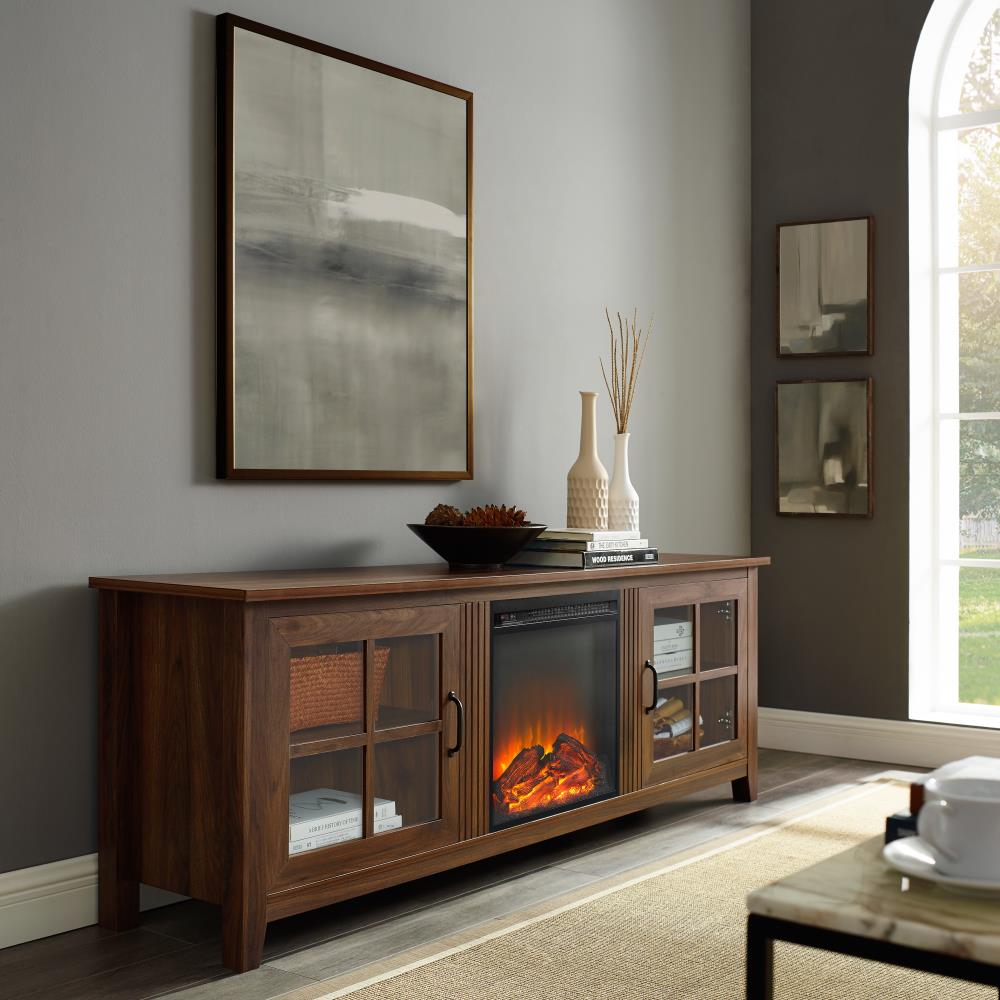 Walker Edison LW70FPSCDW Electric-Fireplaces - View #2