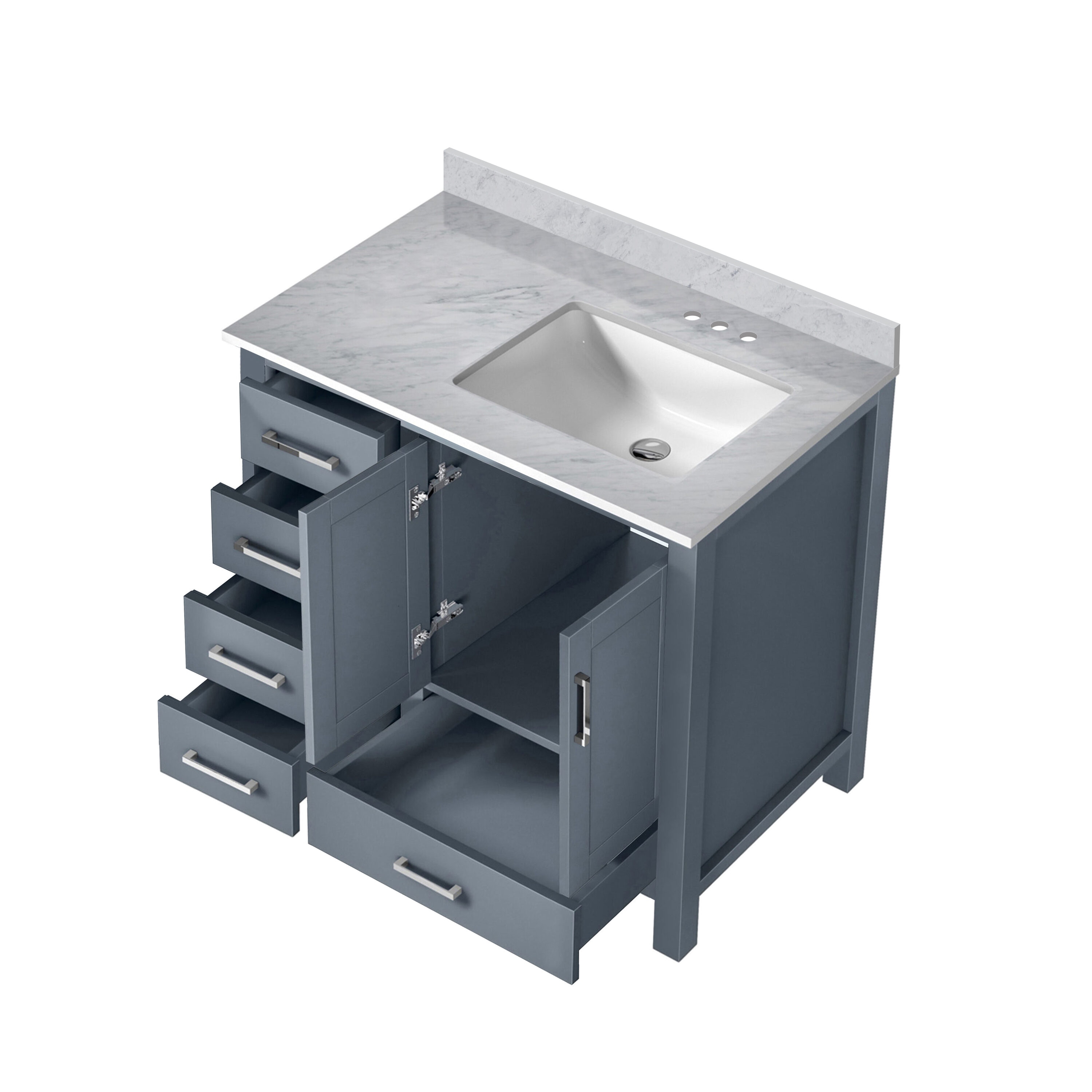 Lexora LJ342236SBDS000R Bath-Vanity-Combo - View #5