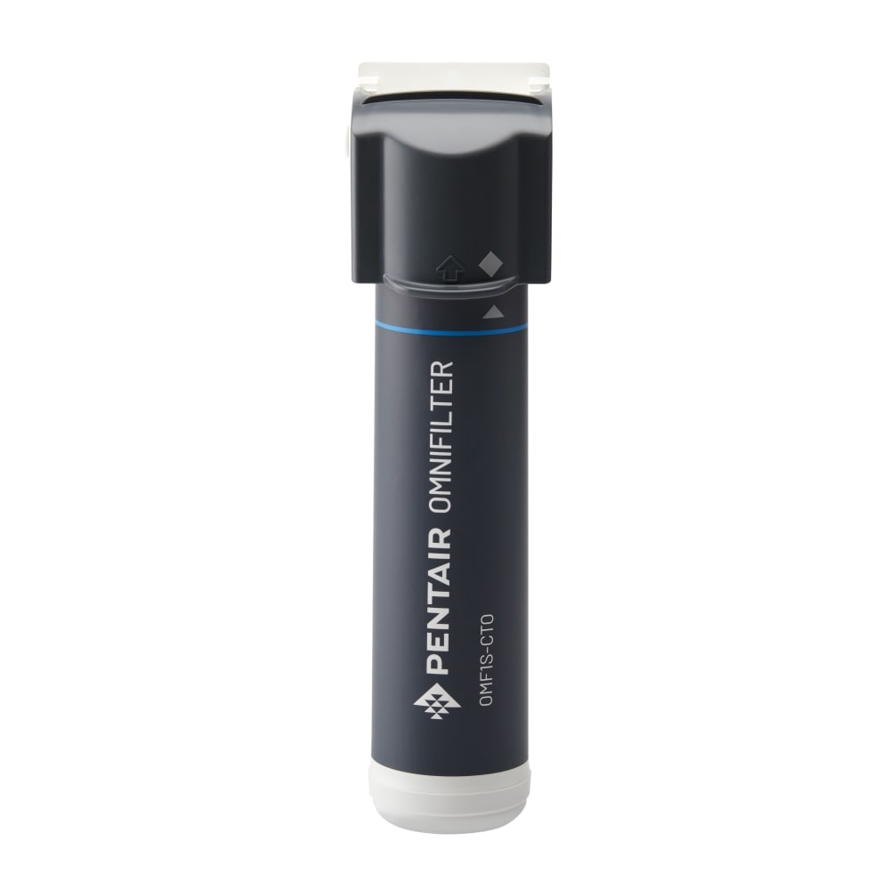 Pentair OMF1S-S1-S24 OMNIFilter Single-stage Carbon Block Under Sink Water Filtration System