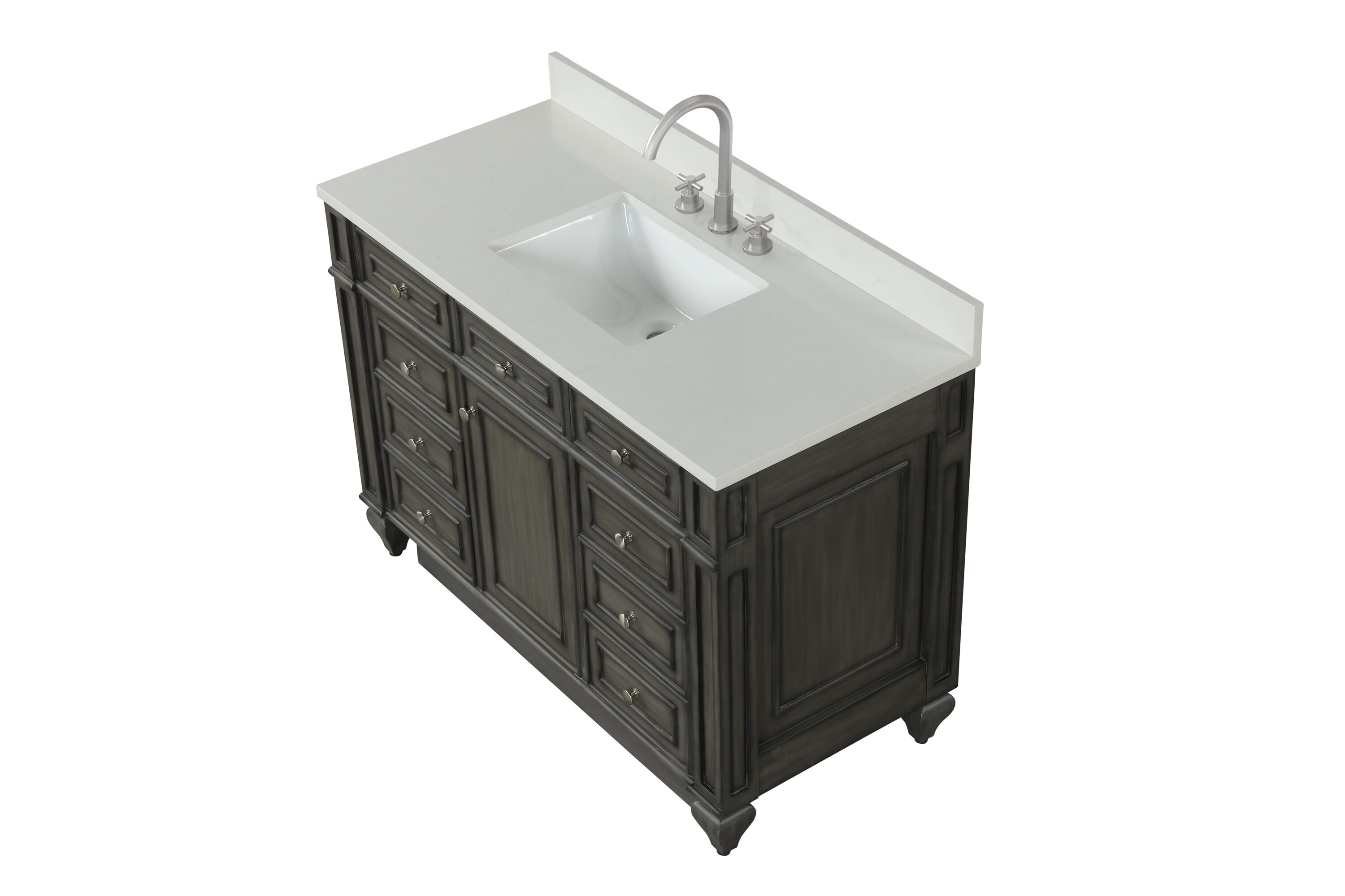Design Element WN-48-GY Bath-Vanity-Combo - View #5