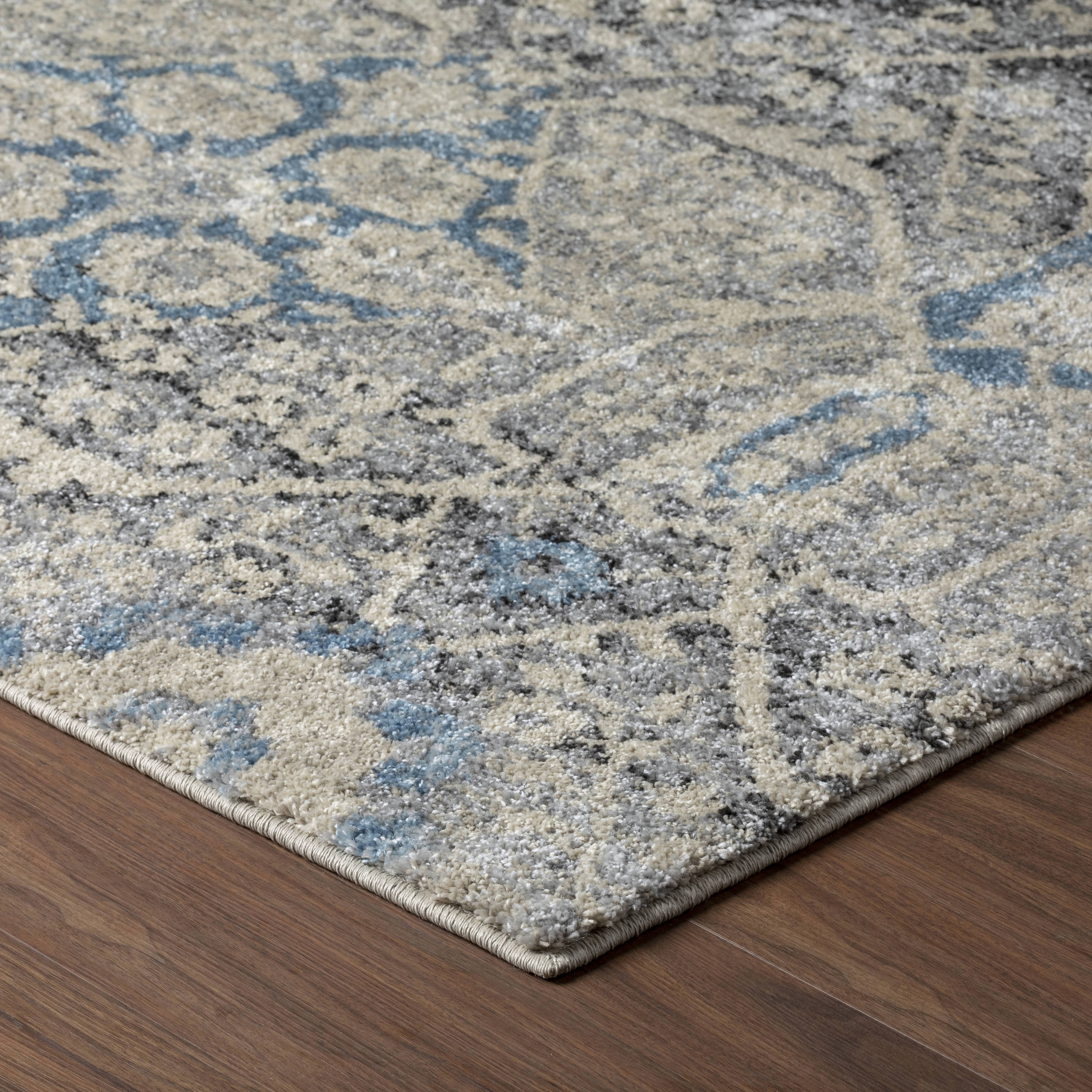 Addison Rugs Tobin 10 x 13 Gray Indoor Distressed/Overdyed Bohemian ...