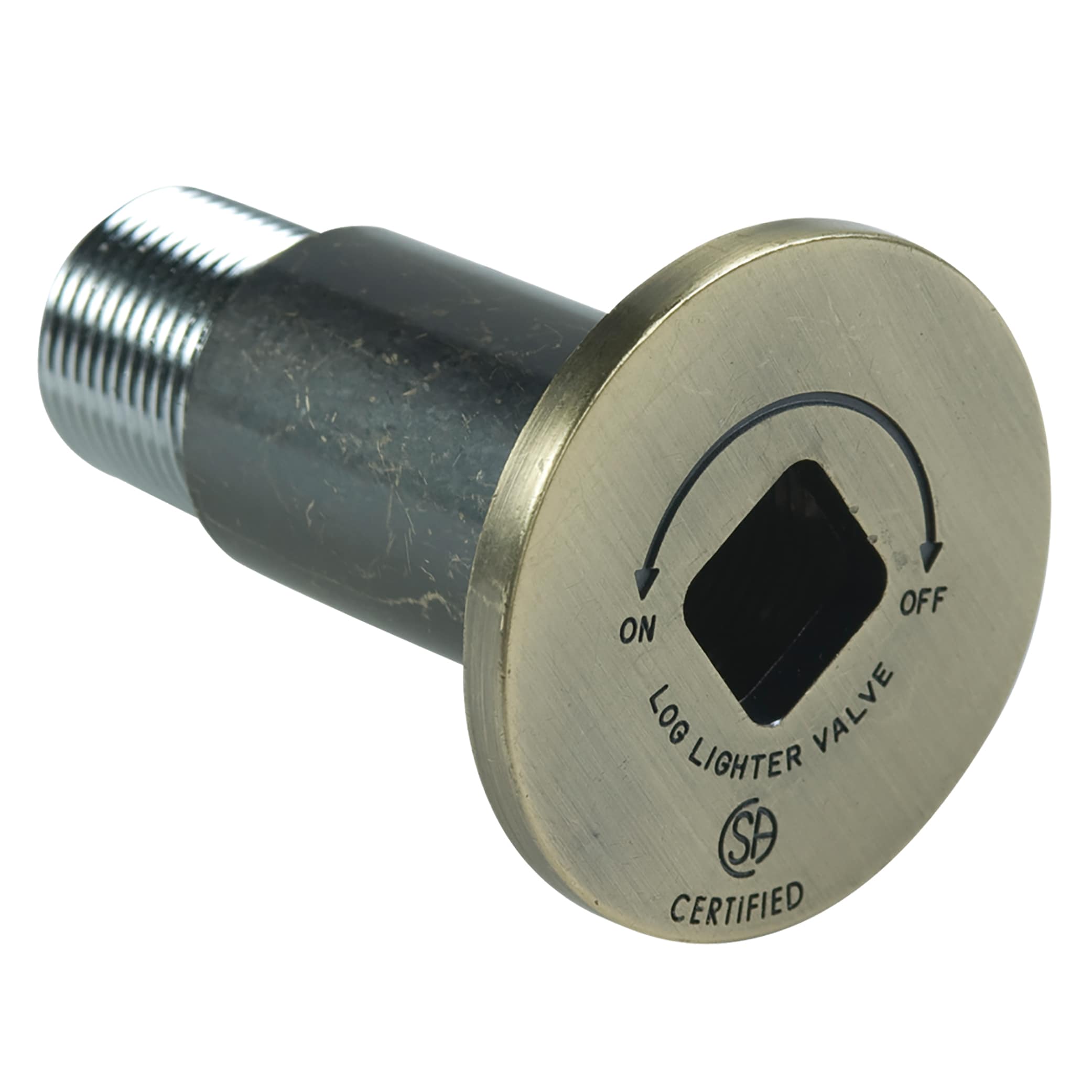BLUE FLAME USF.ABR.04 Antique Brass Brass Controller