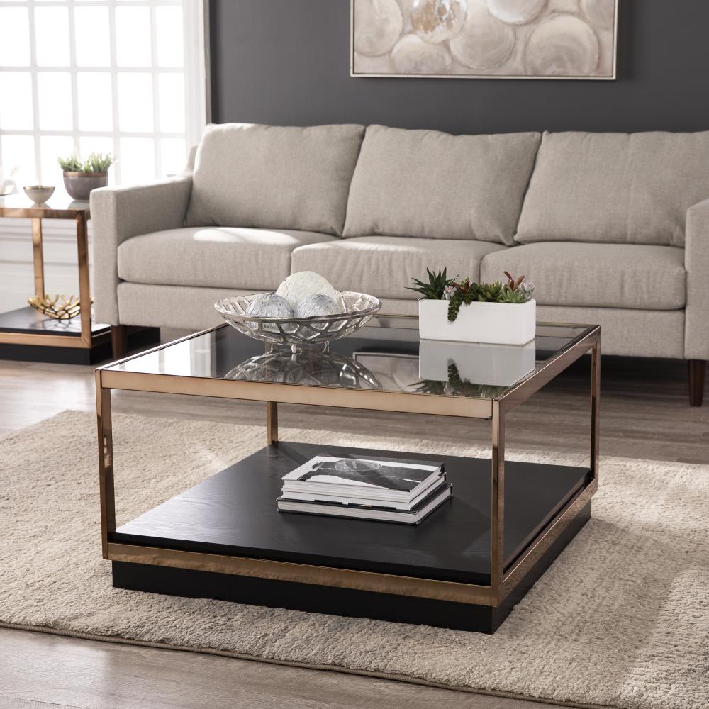 Boston Loft Furnishings Humo Clear Glass Casual Coffee Table with