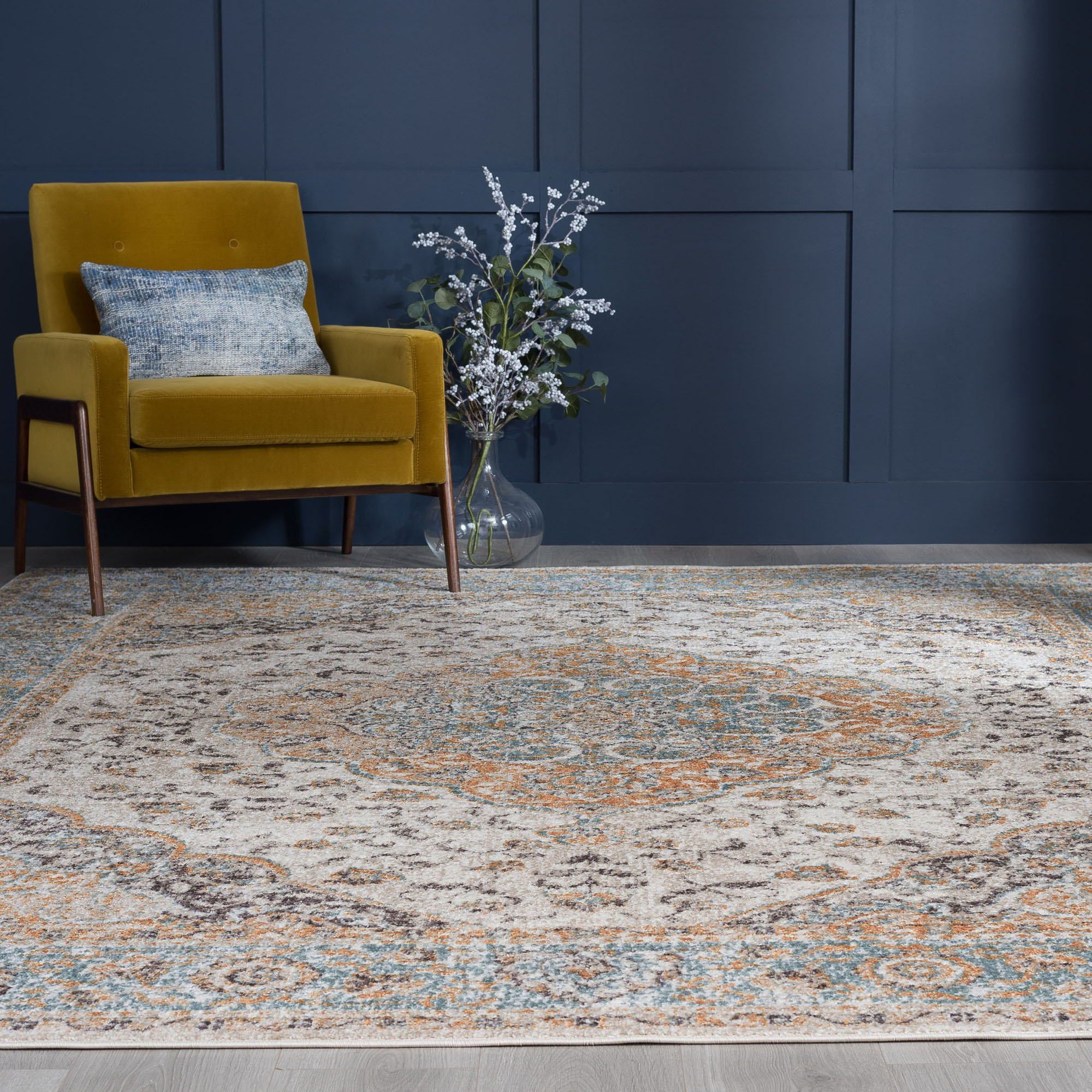 Tayse BCL1001 9X12 Barclay 9 x 12 (ft) Loomed Polypropylene Terra Rectangular Indoor Area rug
