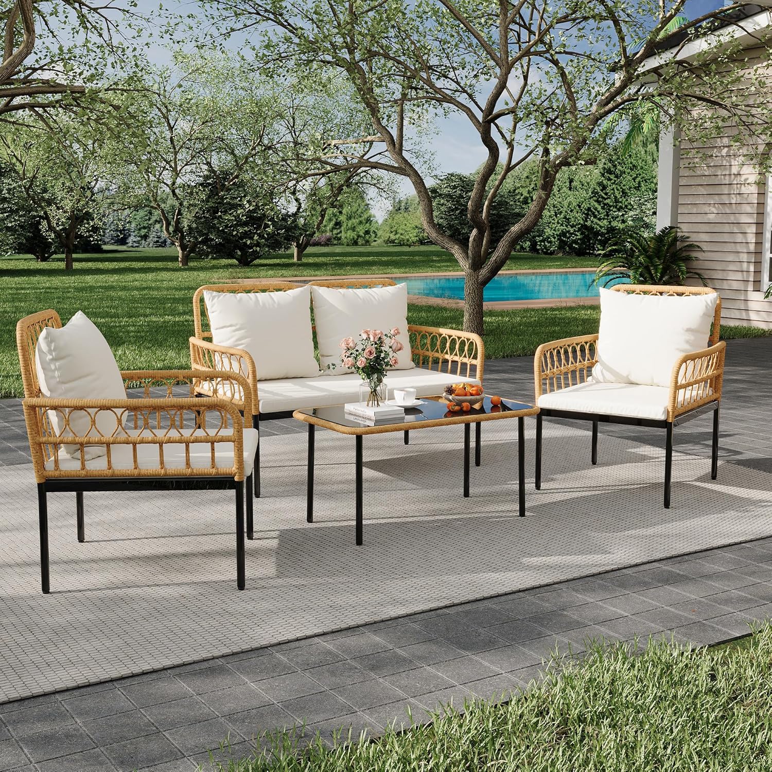 Qeetex LHF-DYQ-PHO-34U67U3E Patio-Dining-Sets - View #3