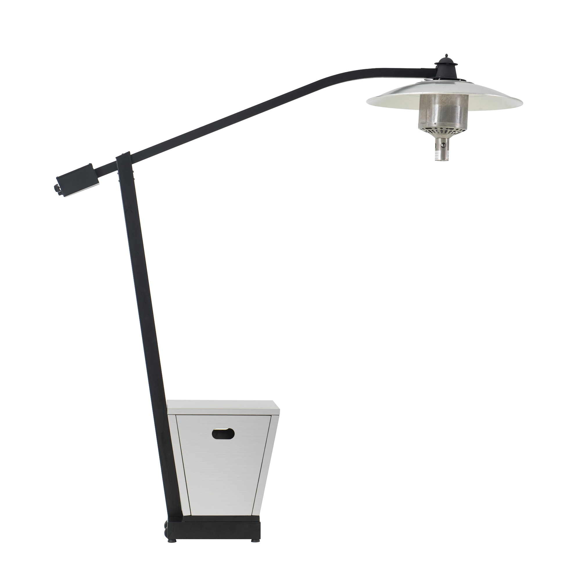 AmberCove A306007400 45000-BTU Matte Black Steel Floorstanding Liquid Propane Patio Heater