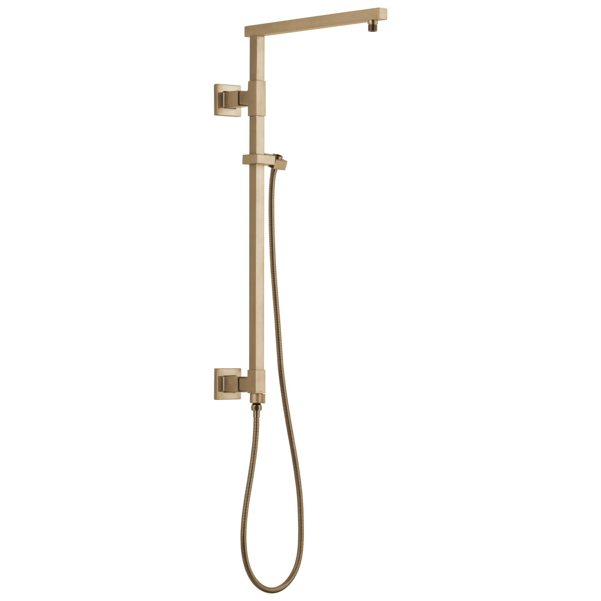 Delta 58420-CZ-PR Universal Showering Components Lumicoat Champagne Bronze 15-Inches Universal Bathtub/Shower Shower holder with hose 0.5-Inches -ID