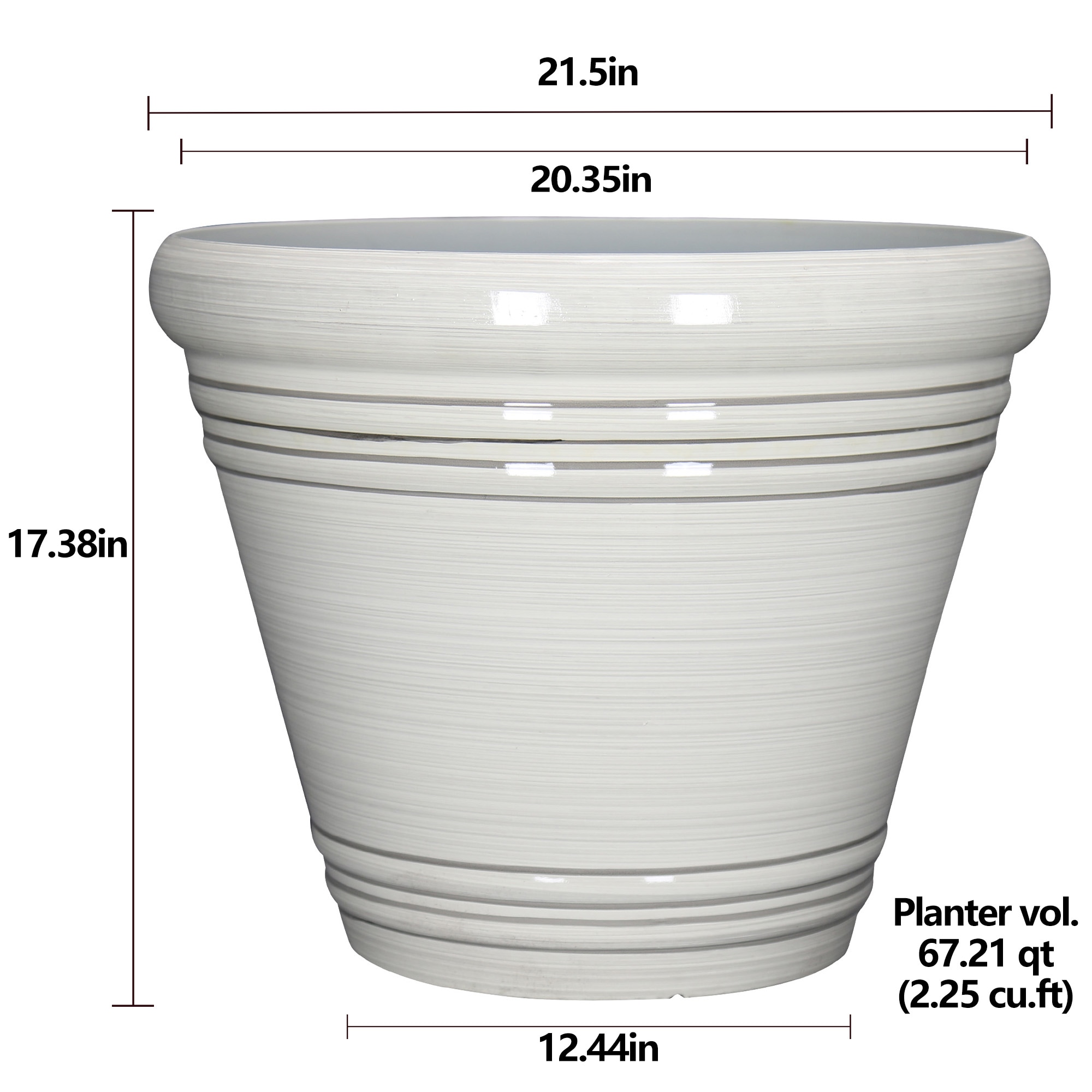 Style Selections PLC1622BWG Planter-Window-Box - View #4