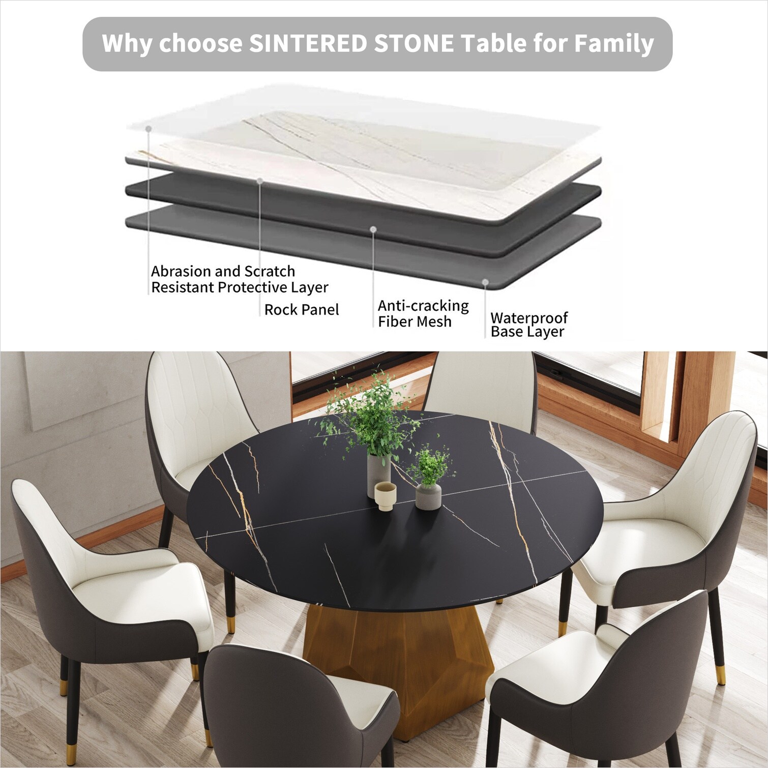Watnature 4WS7BY4VEYHT Dining-Tables - View #3
