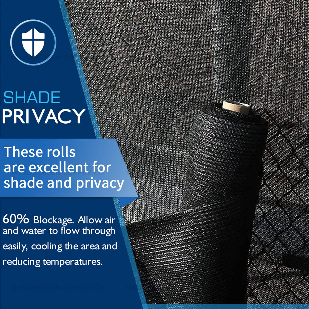 NCSNA PS6160BLK Chain-Link-Fence-Slats - View #3