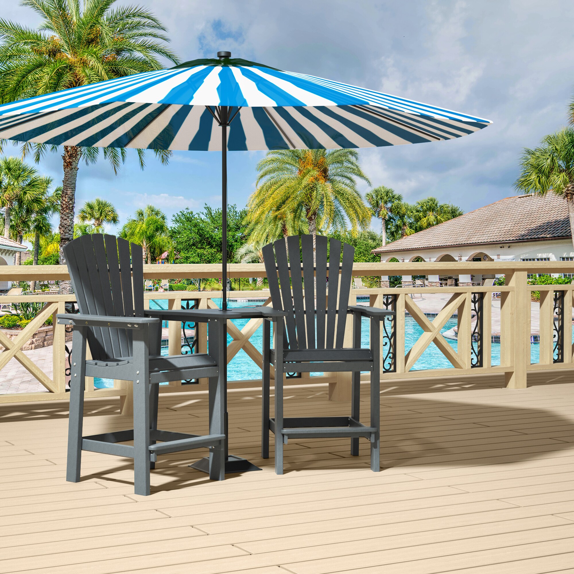 Upland BC-HE01-GY Patio-Chairs - View #5