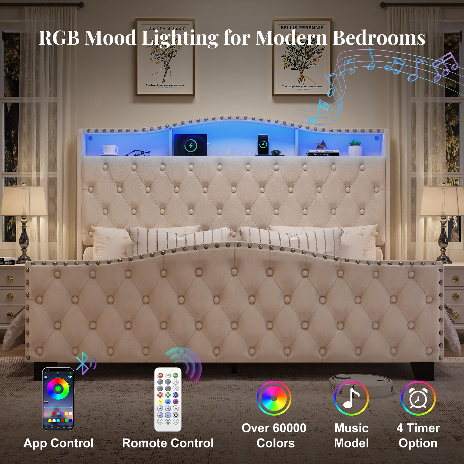 Belffin E08-A01030H Bed-Risers - View #7