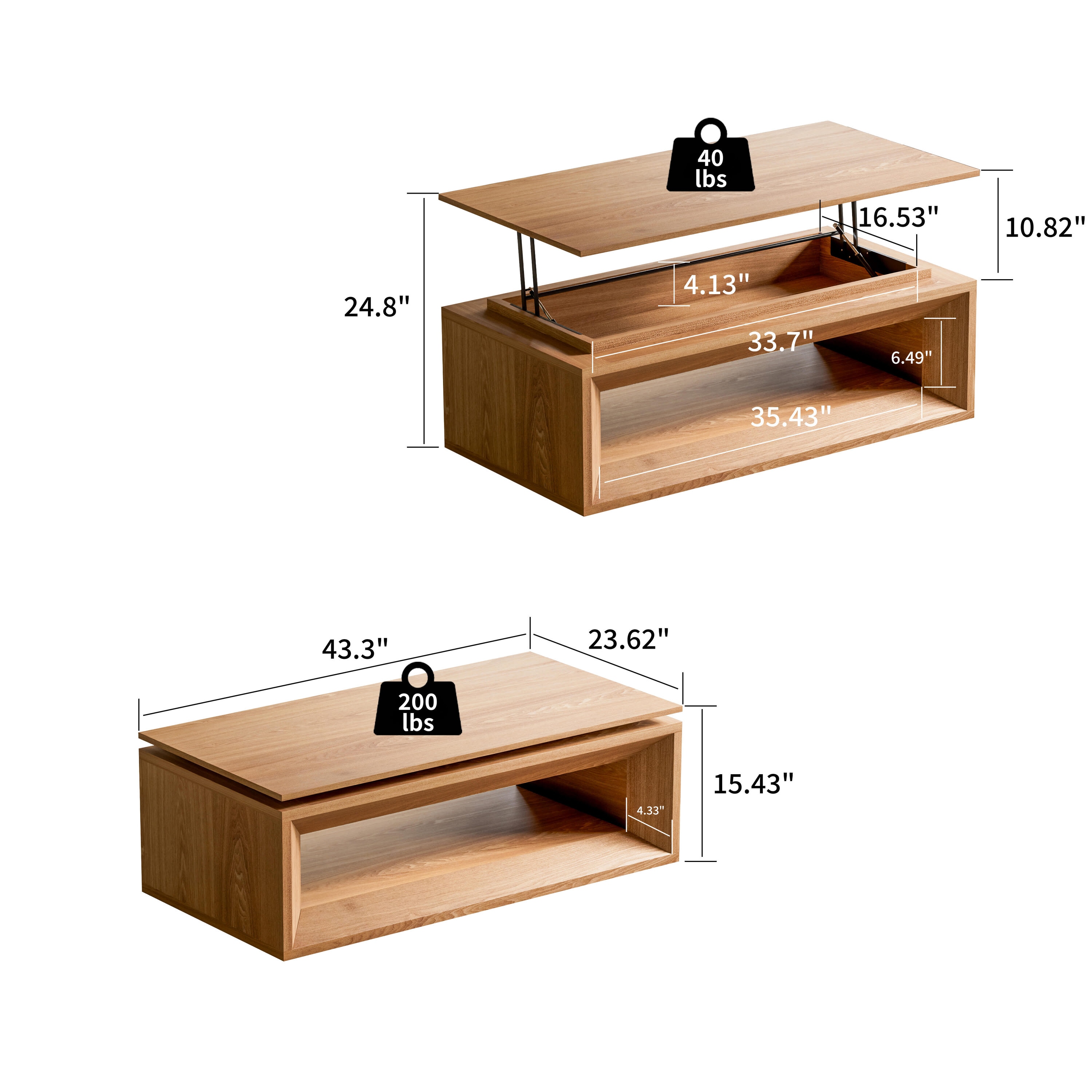 Vynxaria LEDD0016DJKTKFZ16 Coffee-Tables - View #4
