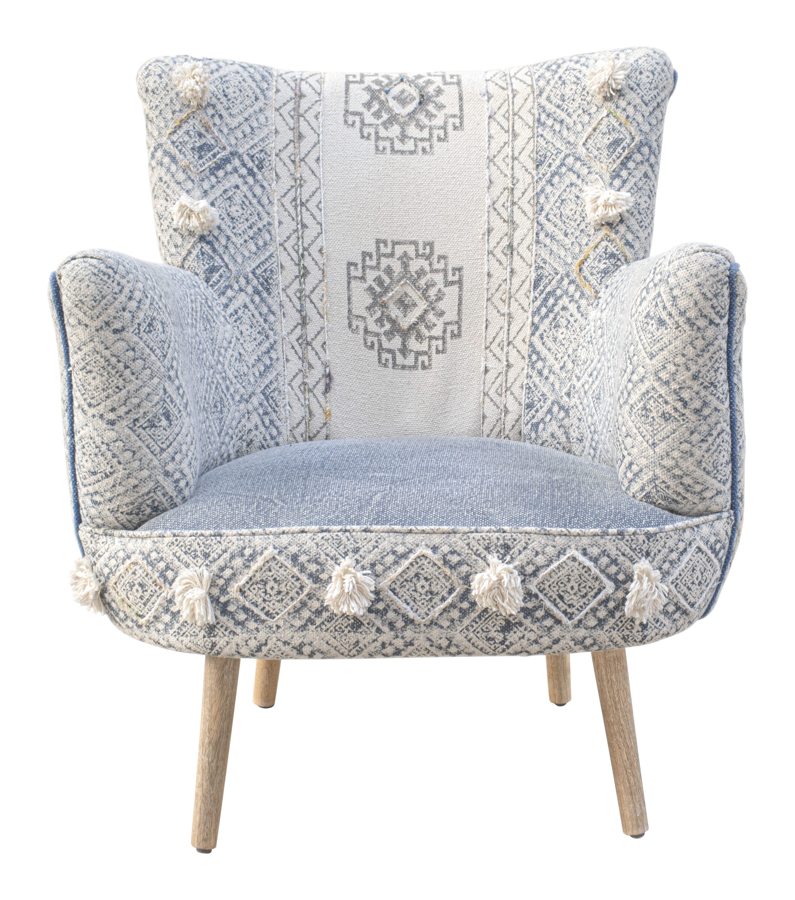 aztec print armchair