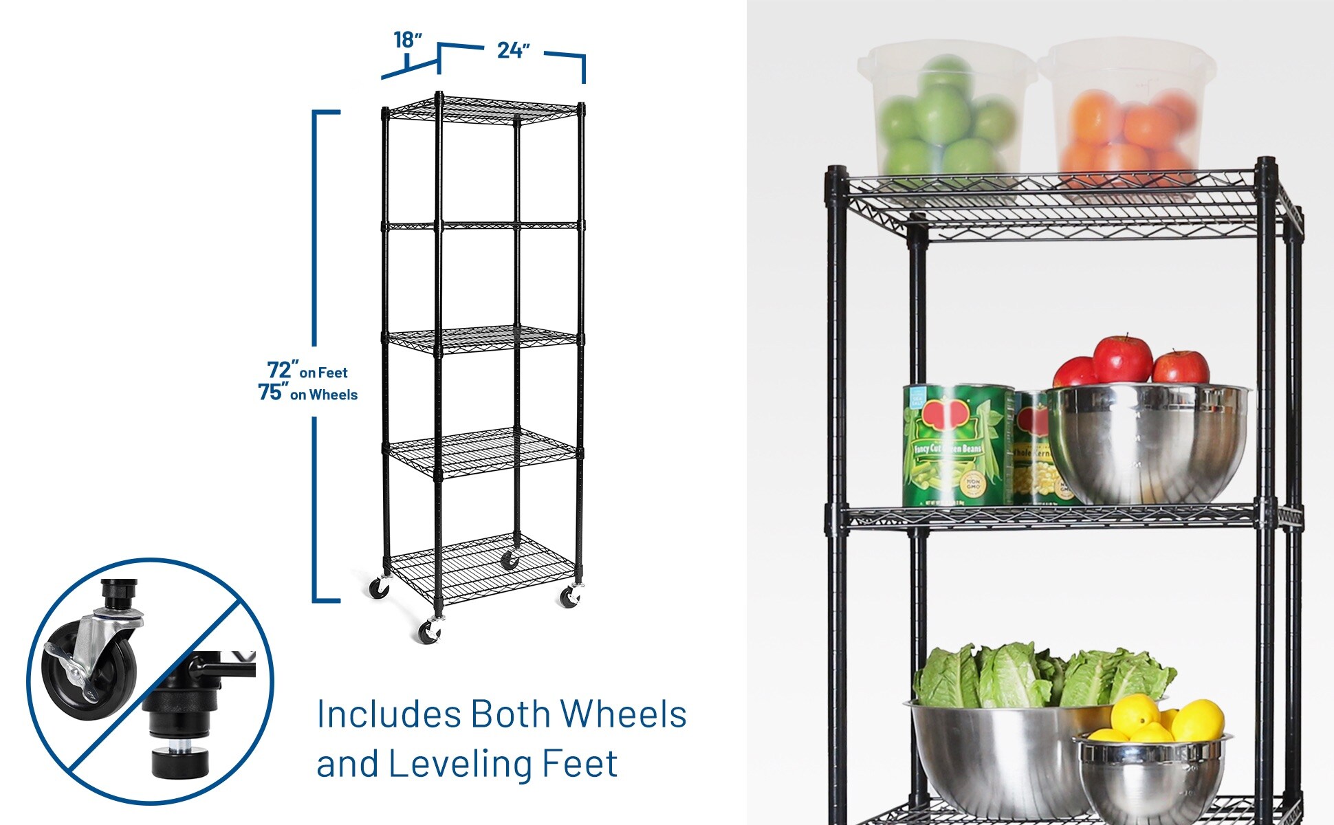 Seville Classics WEB607 Free-Standing-Shelving - View #4