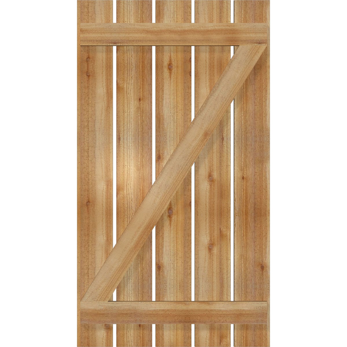 Ekena Millwork RBS06Z29X052RWR Exterior-Shutters - View #5