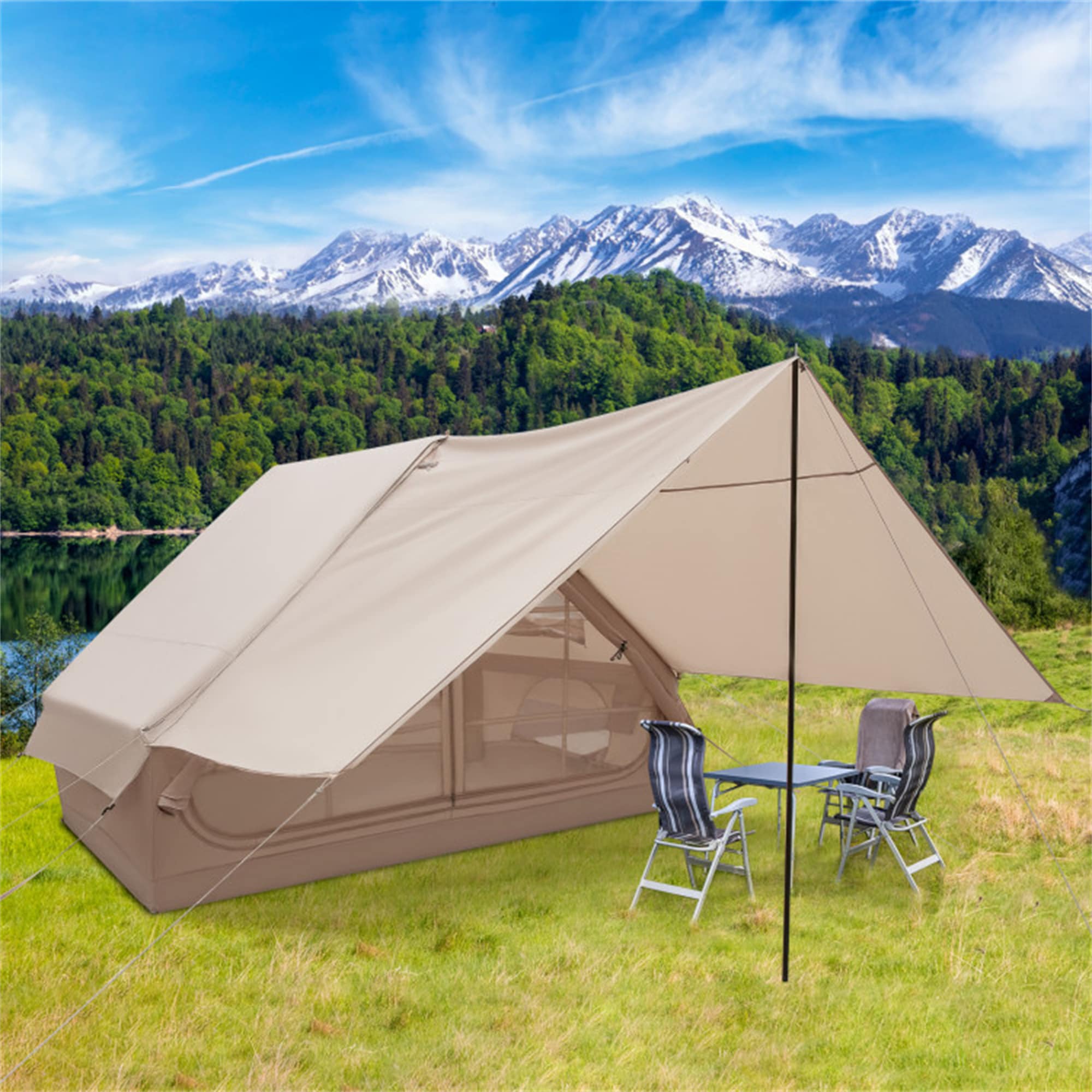 BABOOM BOM-P167951-OR Polyester 2 -Person Tent